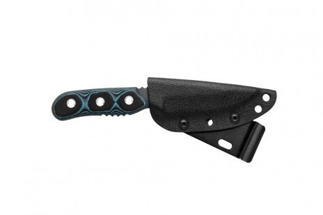 TOPS Blue Otter Blue - Black 3.5in Plain Tactical Gray Drop Point TPBLUOT01 View 2