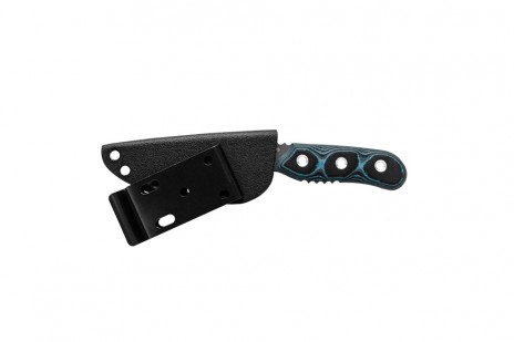 TOPS Blue Otter Blue - Black 3.5in Plain Tactical Gray Drop Point TPBLUOT01 View 3