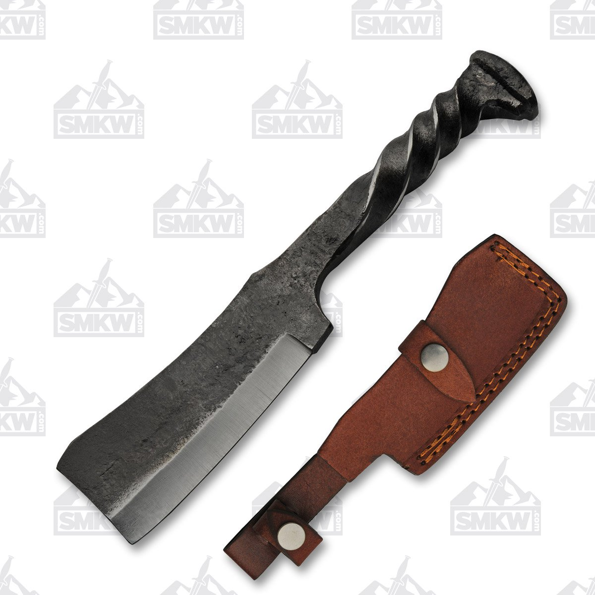 SZCO Supplies Railroad Style Cleaver Knife – Carbon Steel – 9-Inch HS4436 View 1