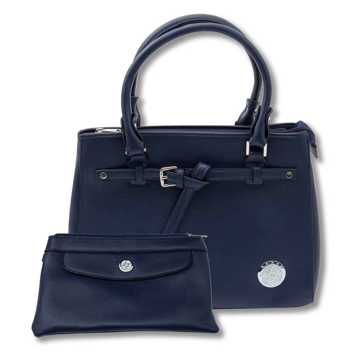 Leda's Fashionsd Purse Wristlet Combo Blue LPP8068BLU View 1