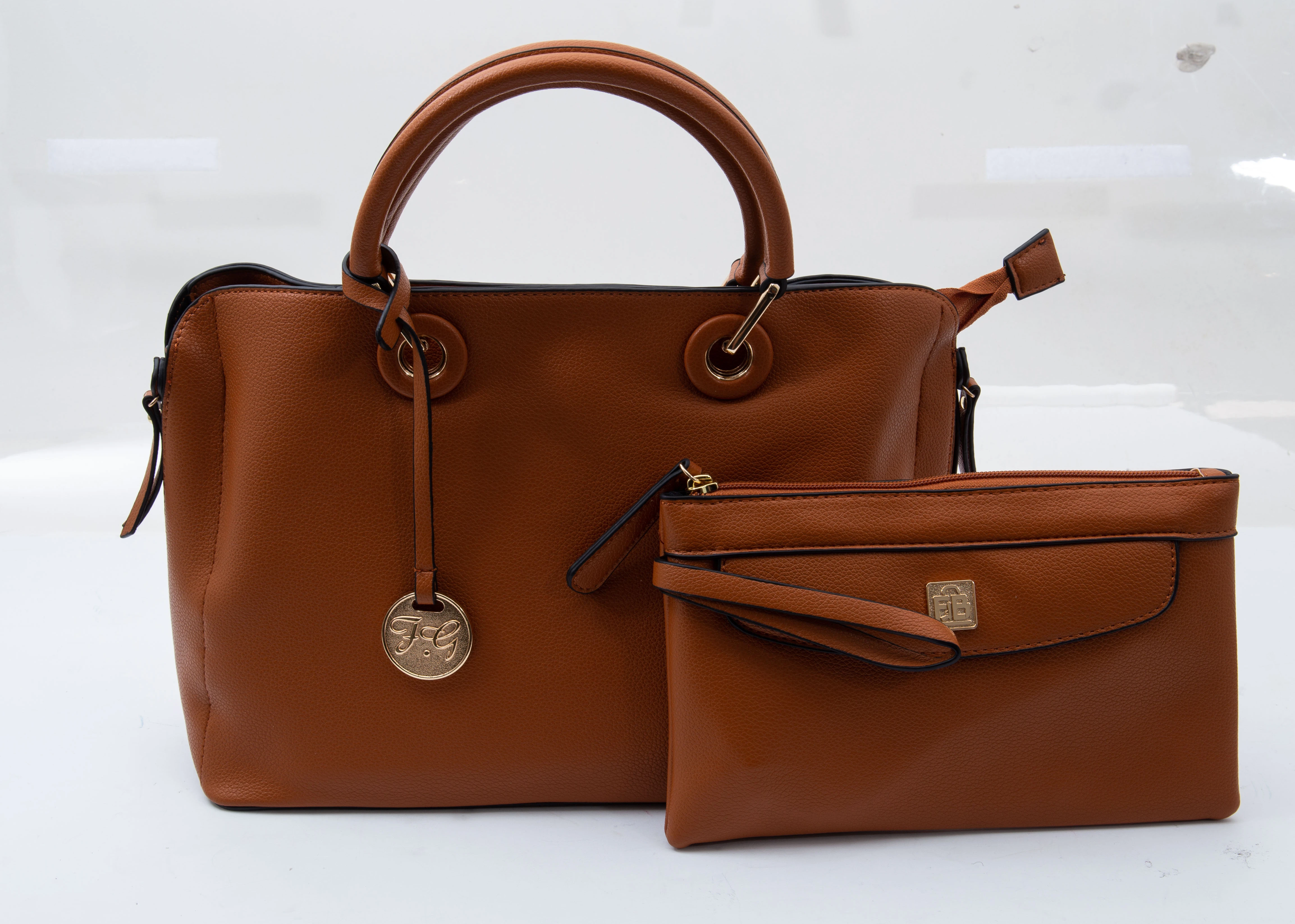 Fabigun Dark Brown Leather Concealed Carry Bag and Purse FAB8065BN View 14
