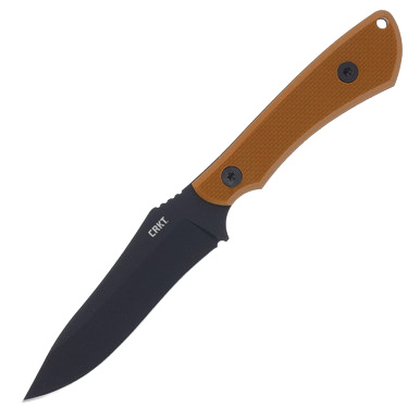 CRKT Ramadi Coyote Brown Fixed 4.37in Black Drop Point Blade Knife CR2083 View 2