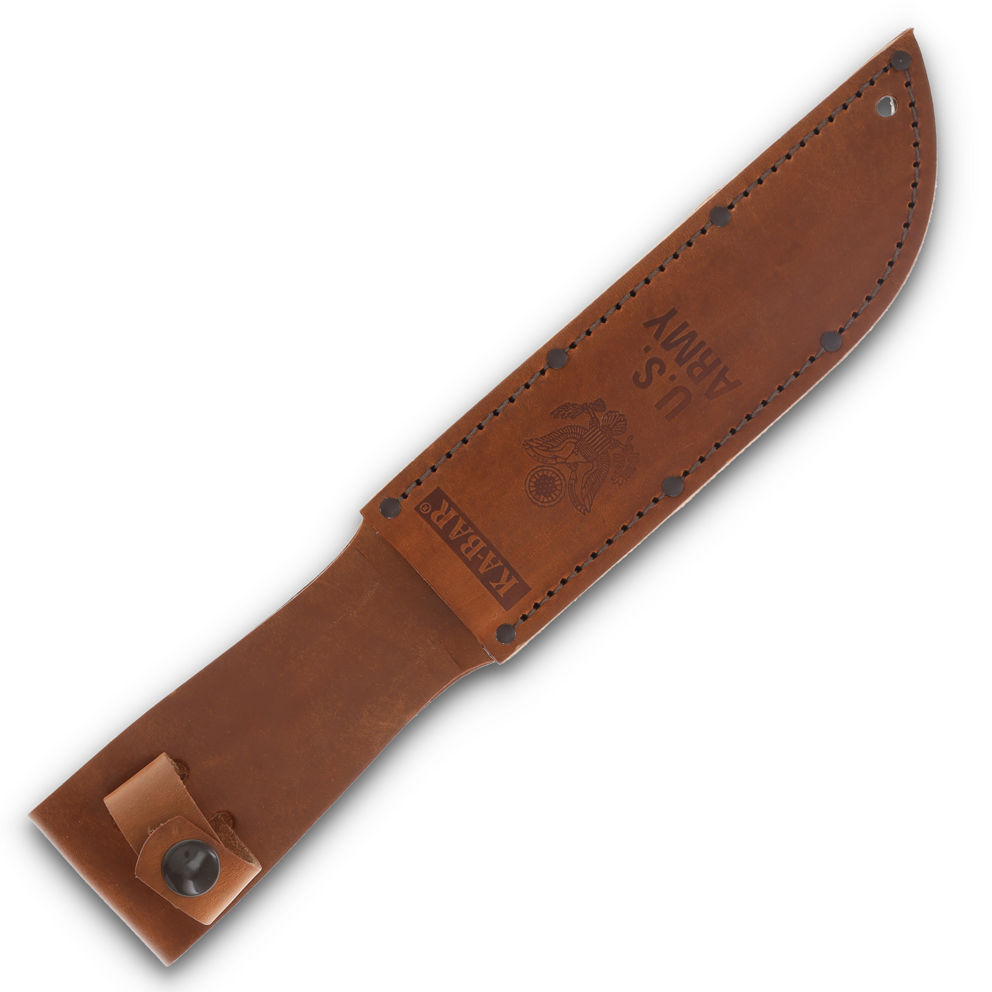 KA-BAR Army Fighting Knife (Plain Edge with Leather Sheath) KA1220 View 7