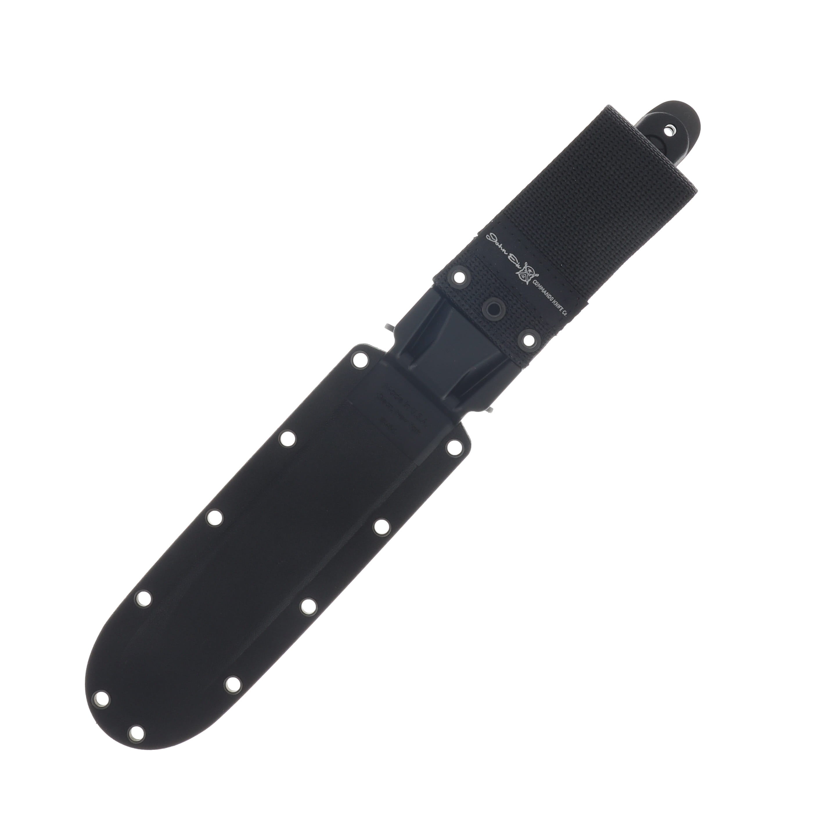 KA-BAR John Ek Commando Model 5 Fixed Blade Black 6.87in Clip Point KAEK45 View 5