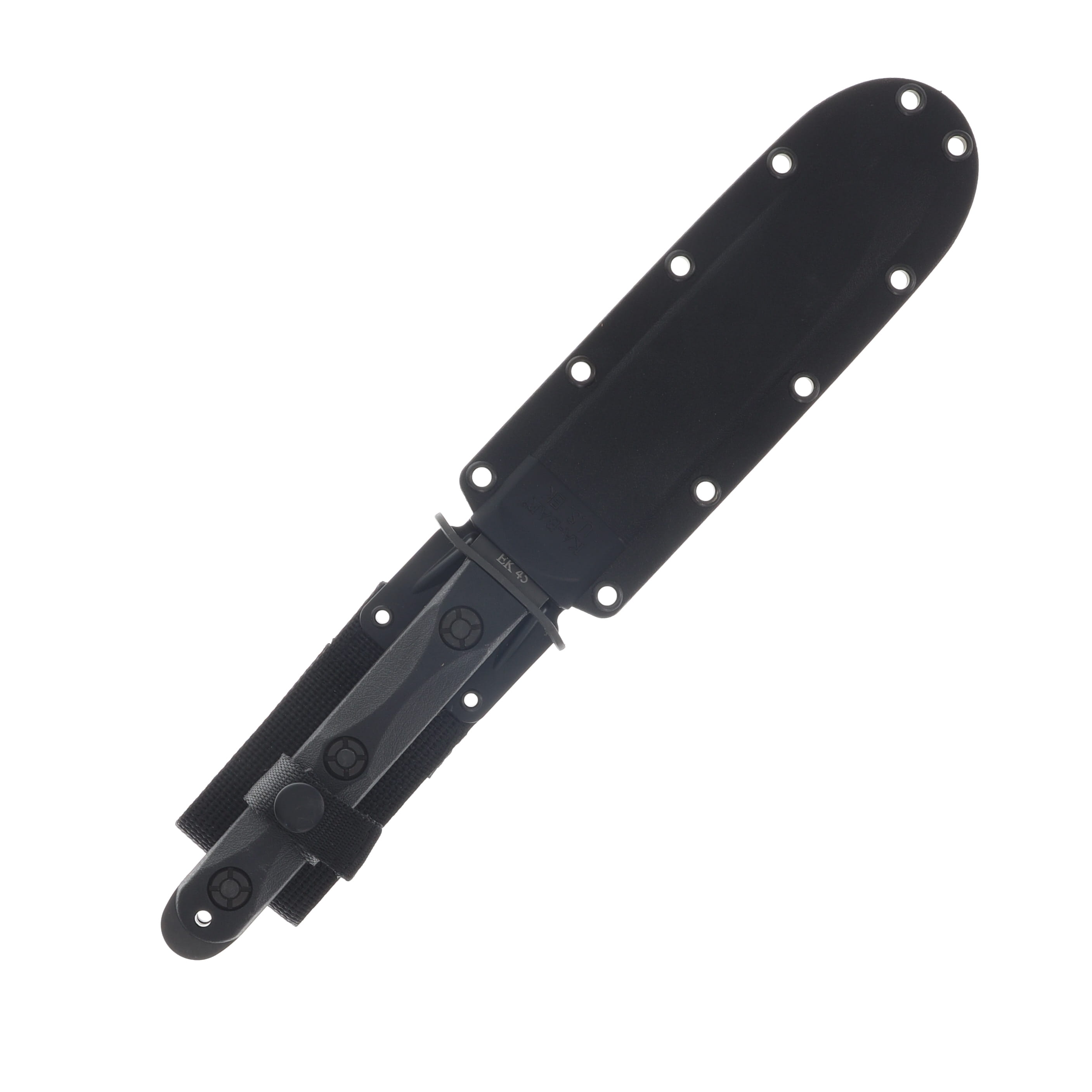 KA-BAR John Ek Commando Model 5 Fixed Blade Black 6.87in Clip Point KAEK45 View 4