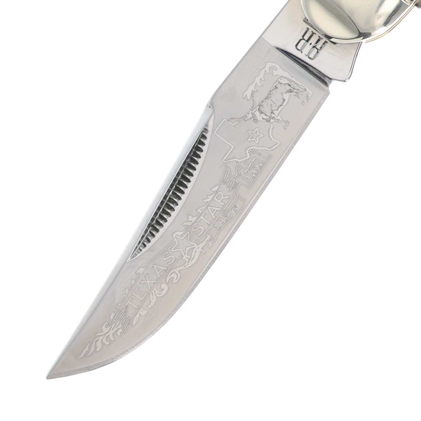 Rough Ryder Texas Star Sowbelly Trapper Folding Knife RR2501