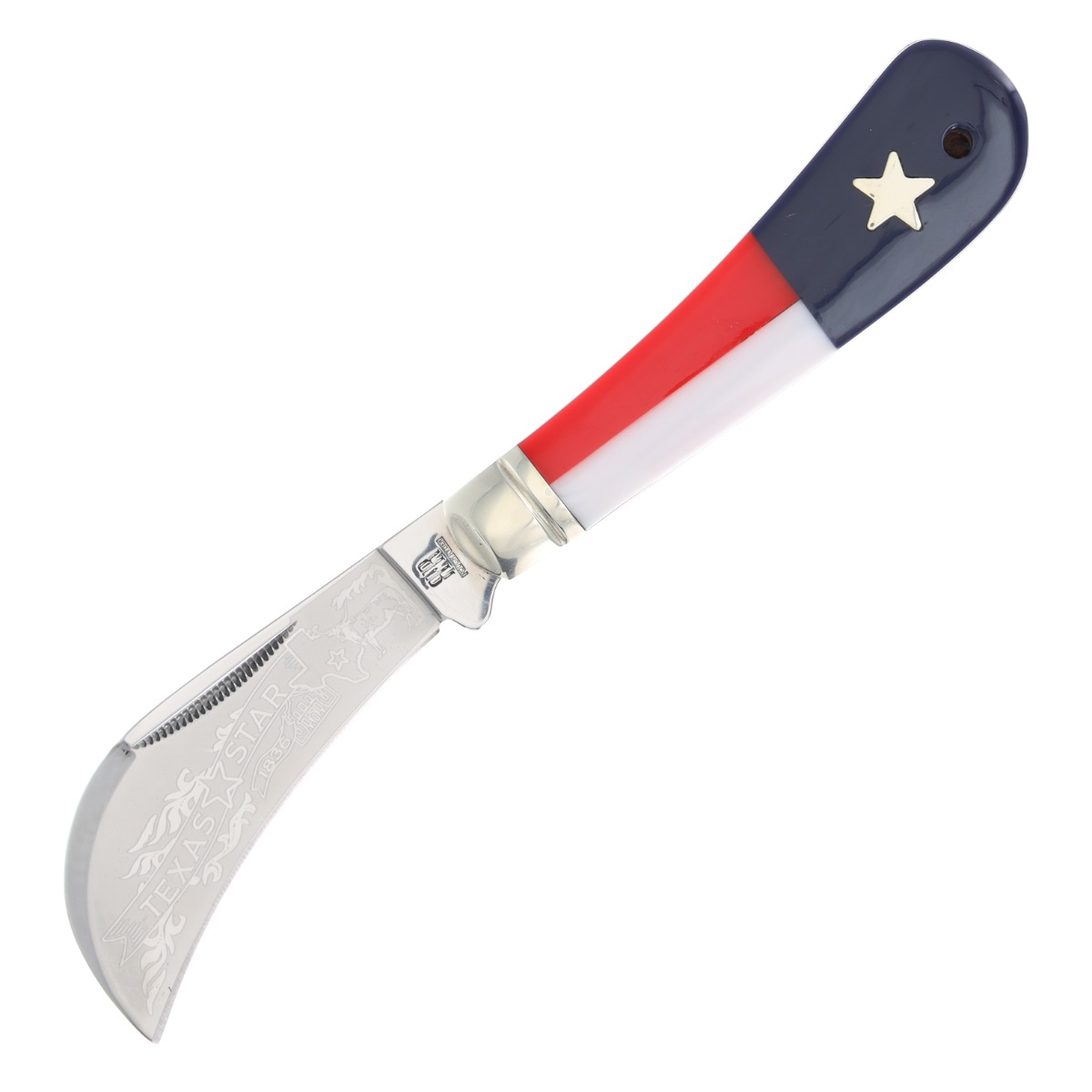 Rough Ryder Hawkbill Folding Knife Texas Star RR2502 View 3