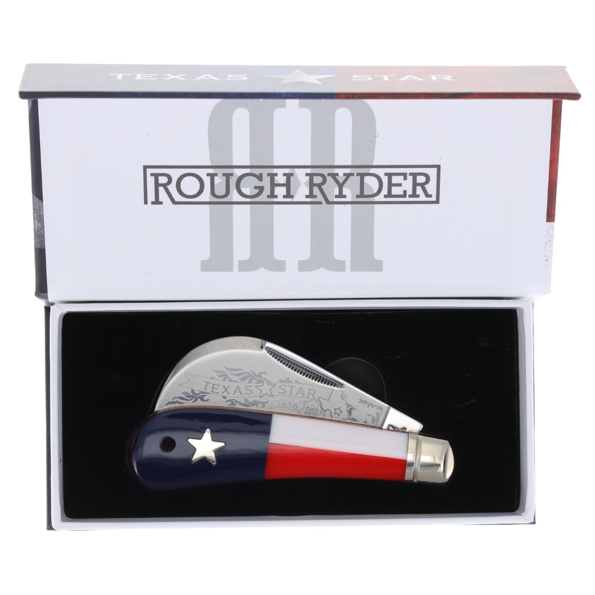 Rough Ryder Hawkbill Folding Knife Texas Star RR2502 View 13