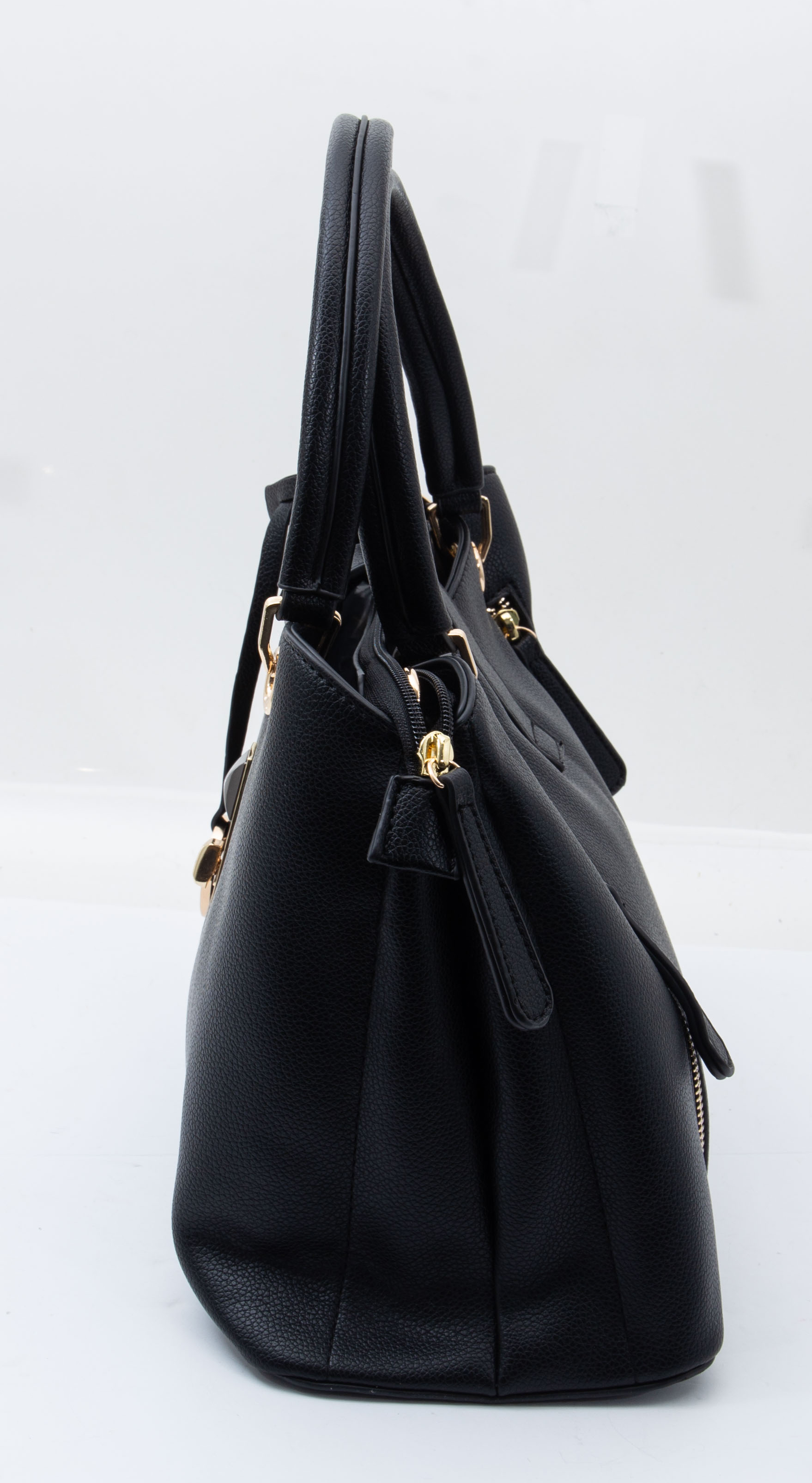 Fabigun Concealed Carry Leather Purse Black FAB8196BK View 3