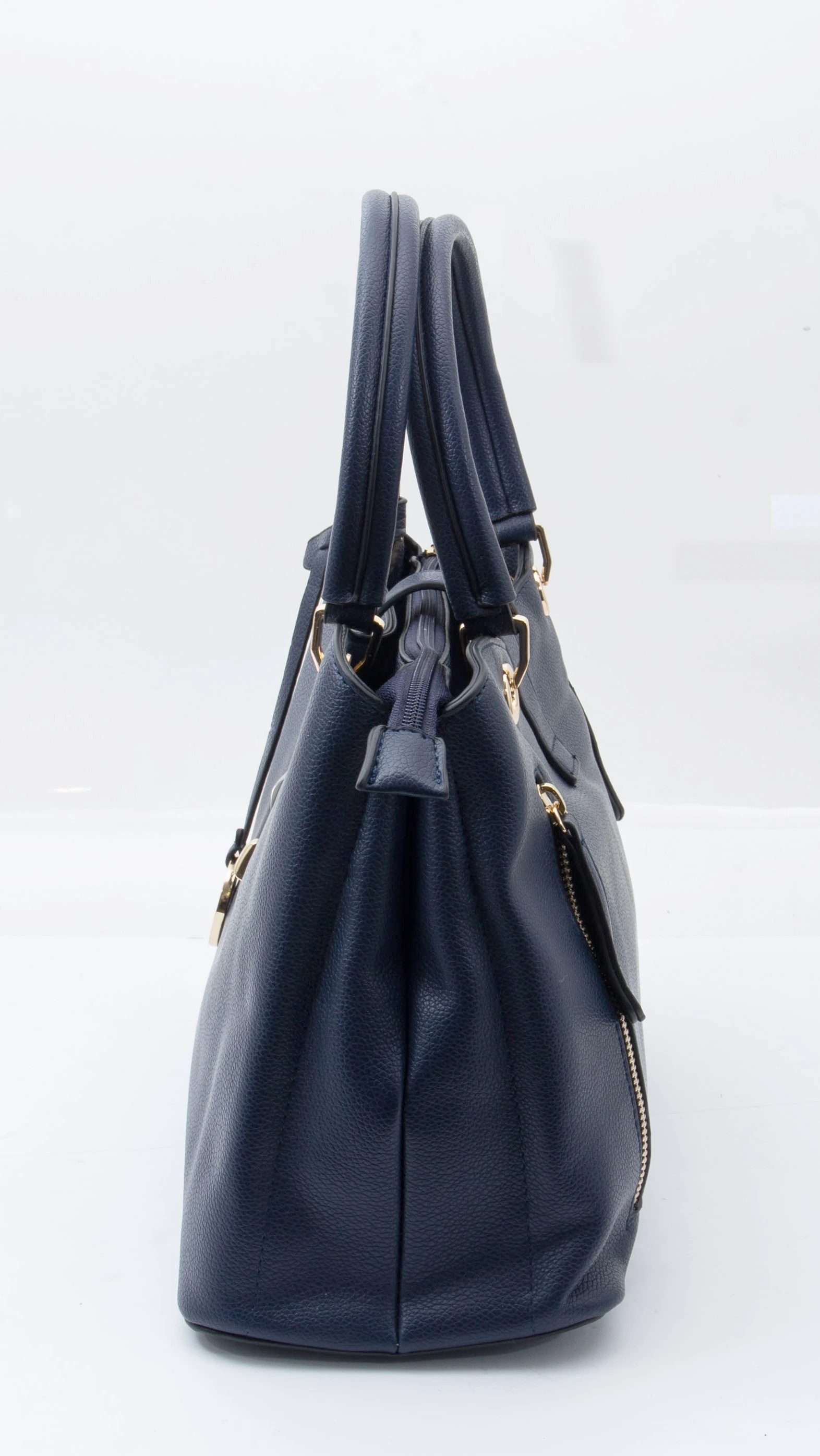 Fabigun Concealed Carry Leather Purse Bag Blue Leather FAB8196BL View 2