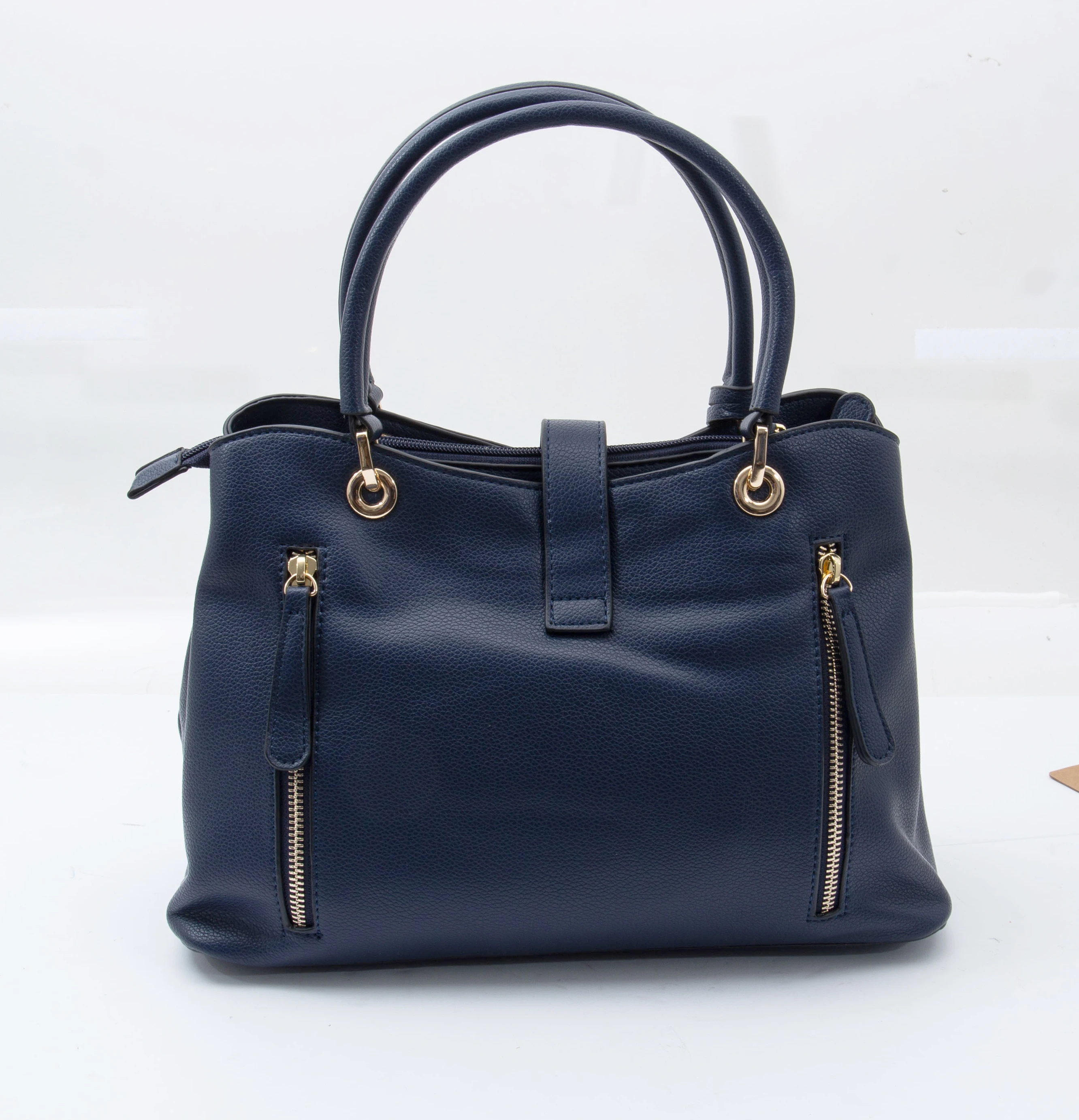 Fabigun Concealed Carry Leather Purse Bag Blue Leather FAB8196BL View 8