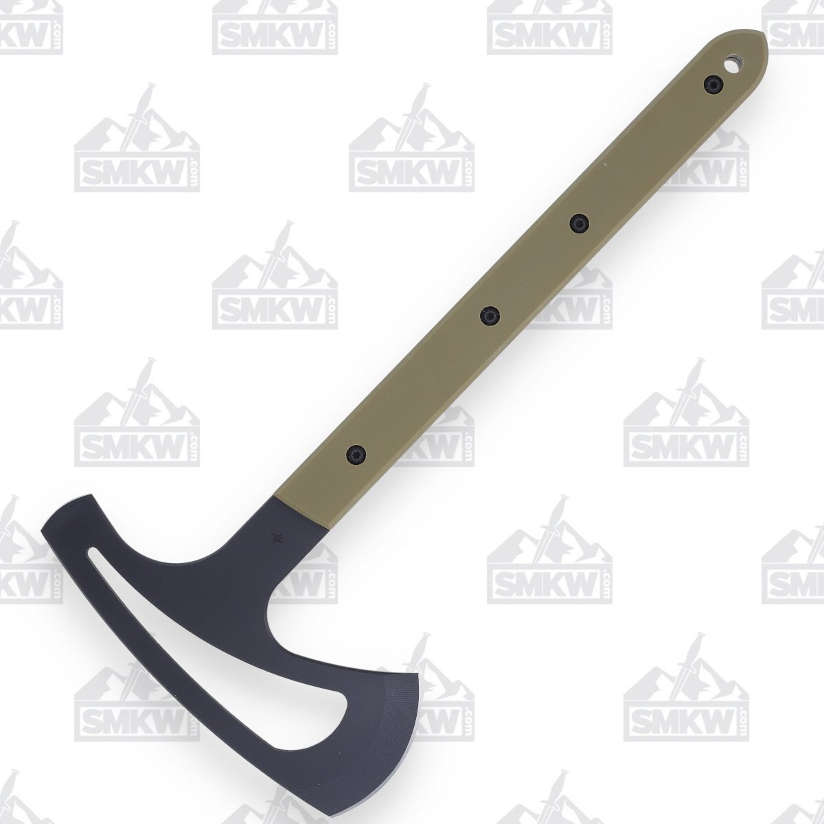Toor Knives Brawker Throwing Axe Tomahawk G-10 Ranger Green 6.75In. BRAWKERSG View 1