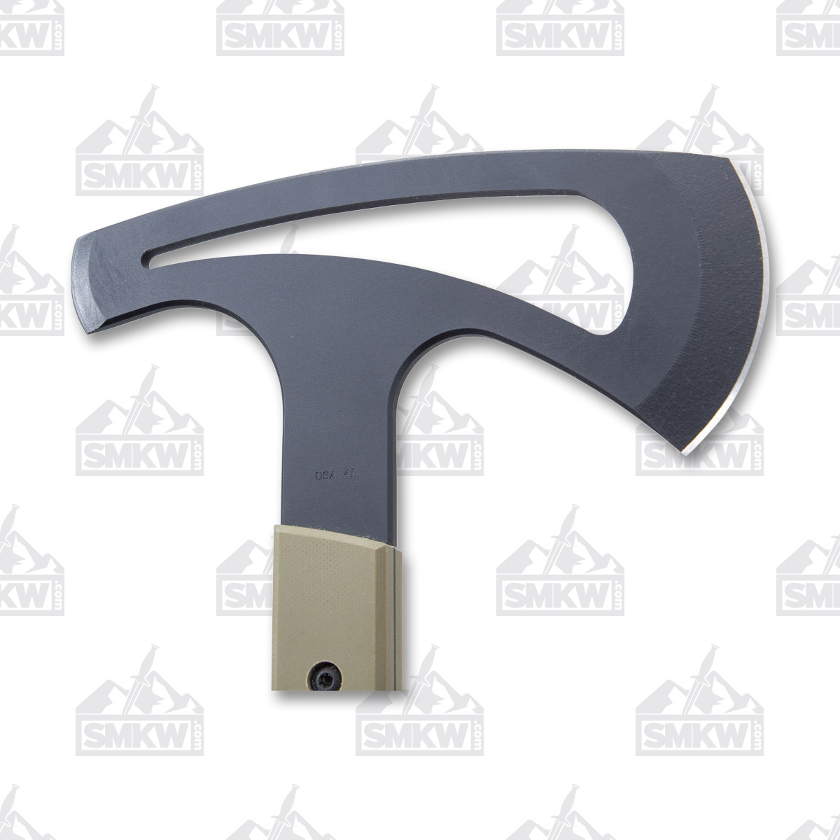 Toor Knives Brawker Throwing Axe Tomahawk G-10 Ranger Green 6.75In. BRAWKERSG View 7