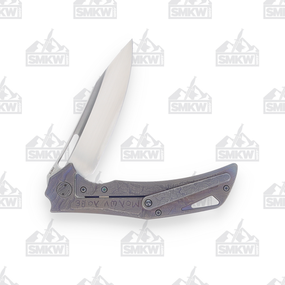 Olamic Swish S-571 Folding Knife Hand-Carved Spartan Warrior S571 View 5