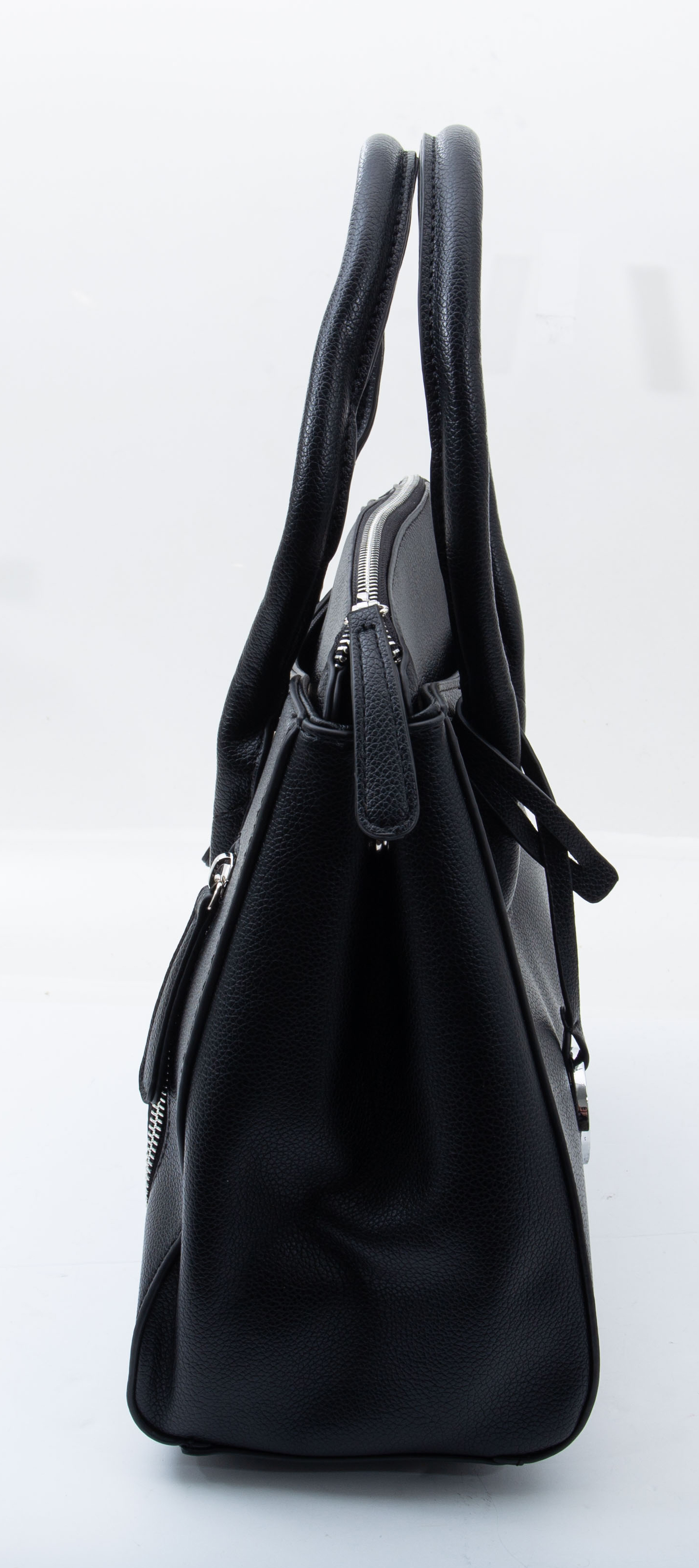 FabiGun Concealed Carry Purse Black Leather FAB8300BK View 4