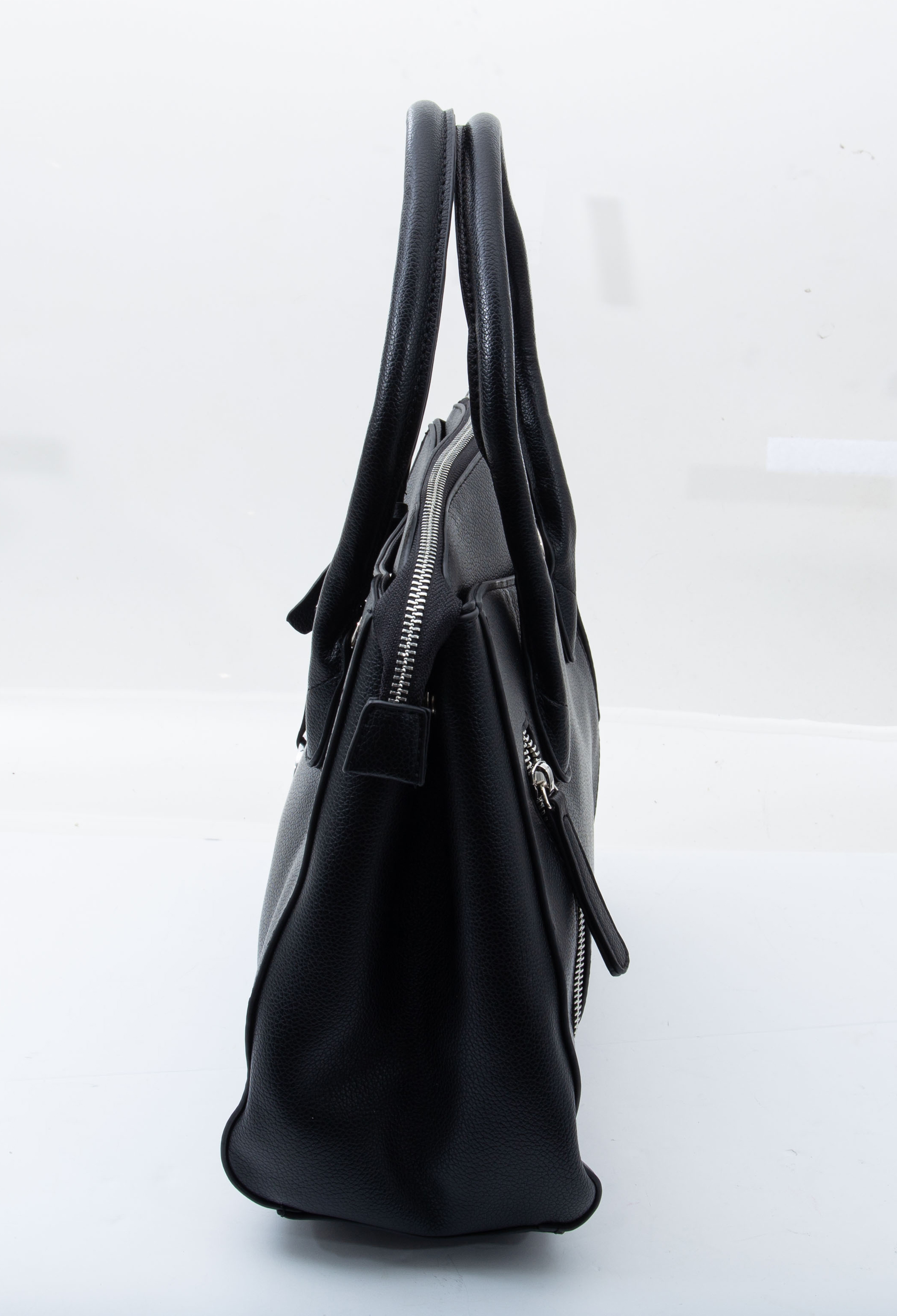 FabiGun Concealed Carry Purse Black Leather FAB8300BK View 6