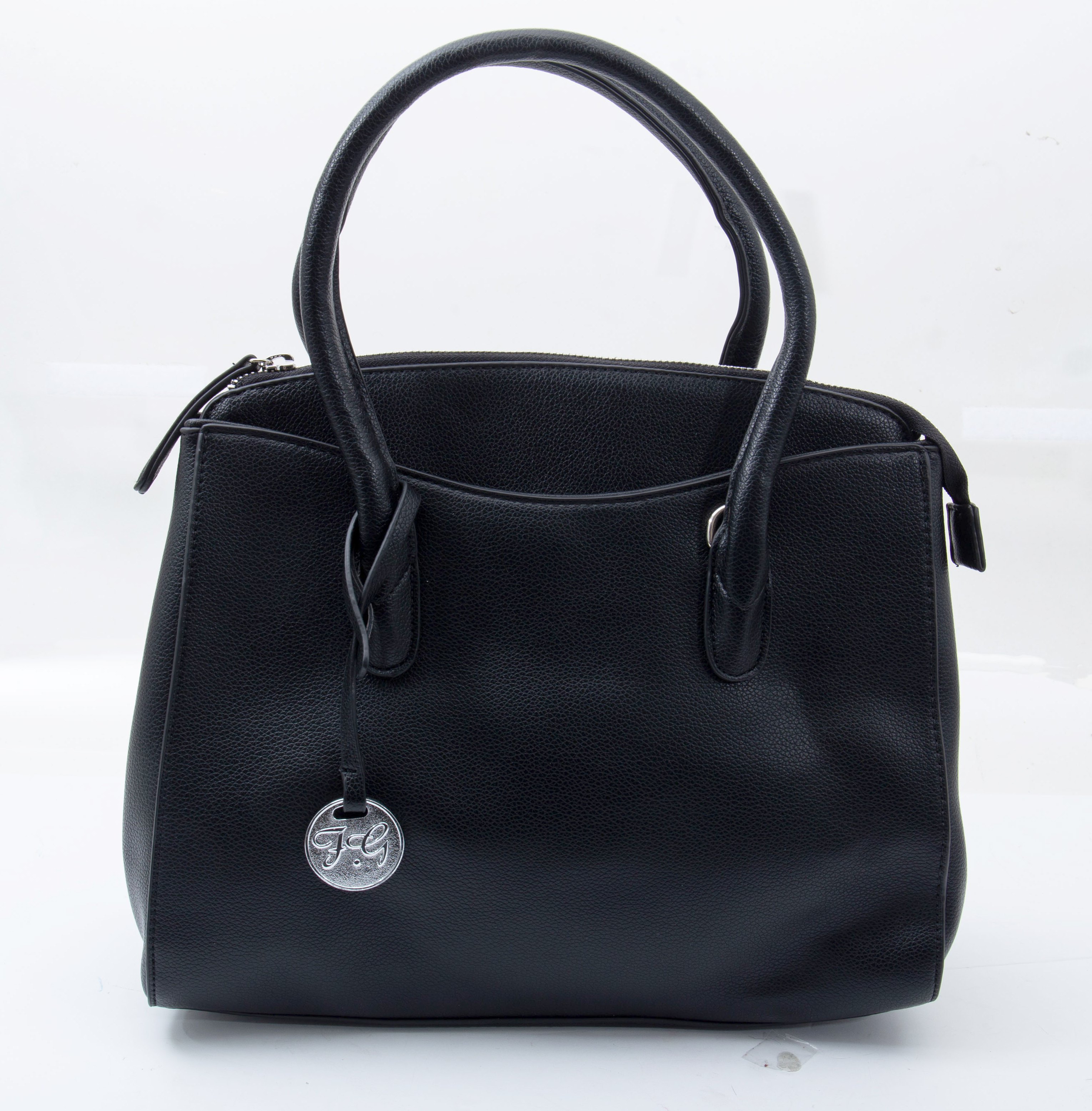 FabiGun Concealed Carry Purse Black Leather FAB8300BK View 2