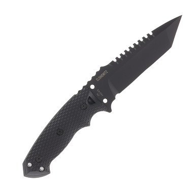 Hogue EX-F01 Fixed Blade G10 Black 5.5in Cerakote Coated Tanto HG35129 View 3
