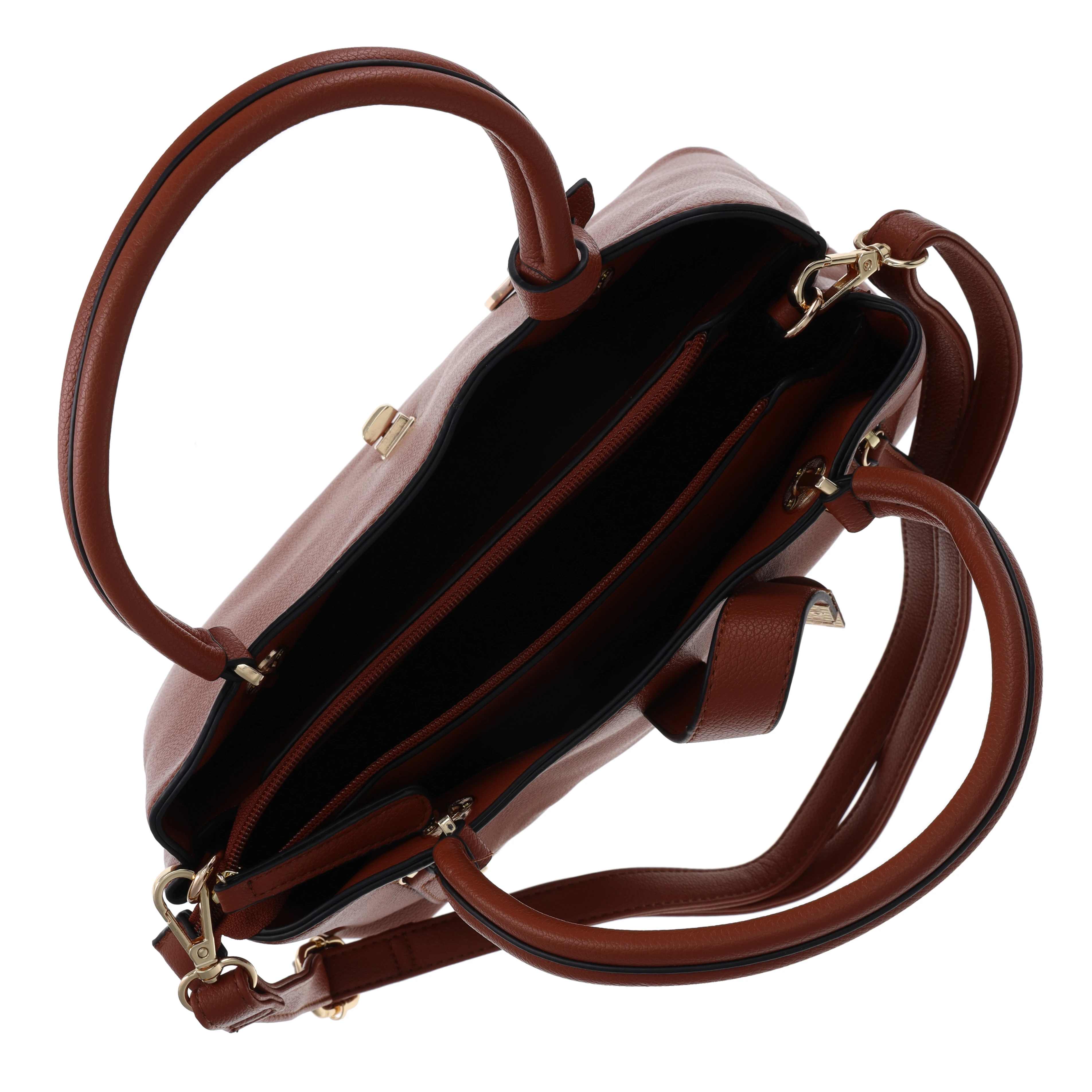 Fabigun Concealed Carry Purse and Clutch Camel Brown FAB8063C View 13