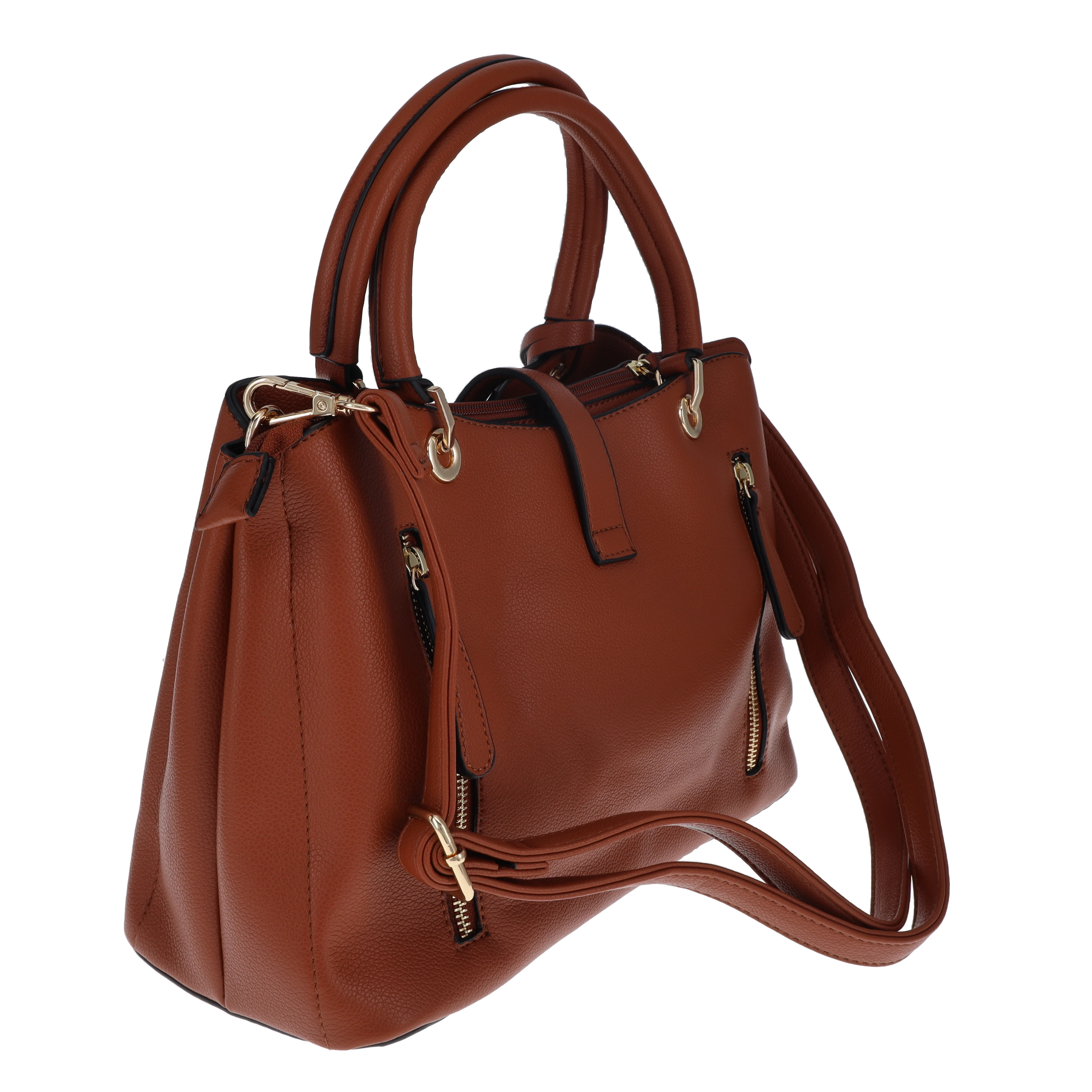 Fabigun Concealed Carry Purse and Clutch Camel Brown FAB8063C View 8