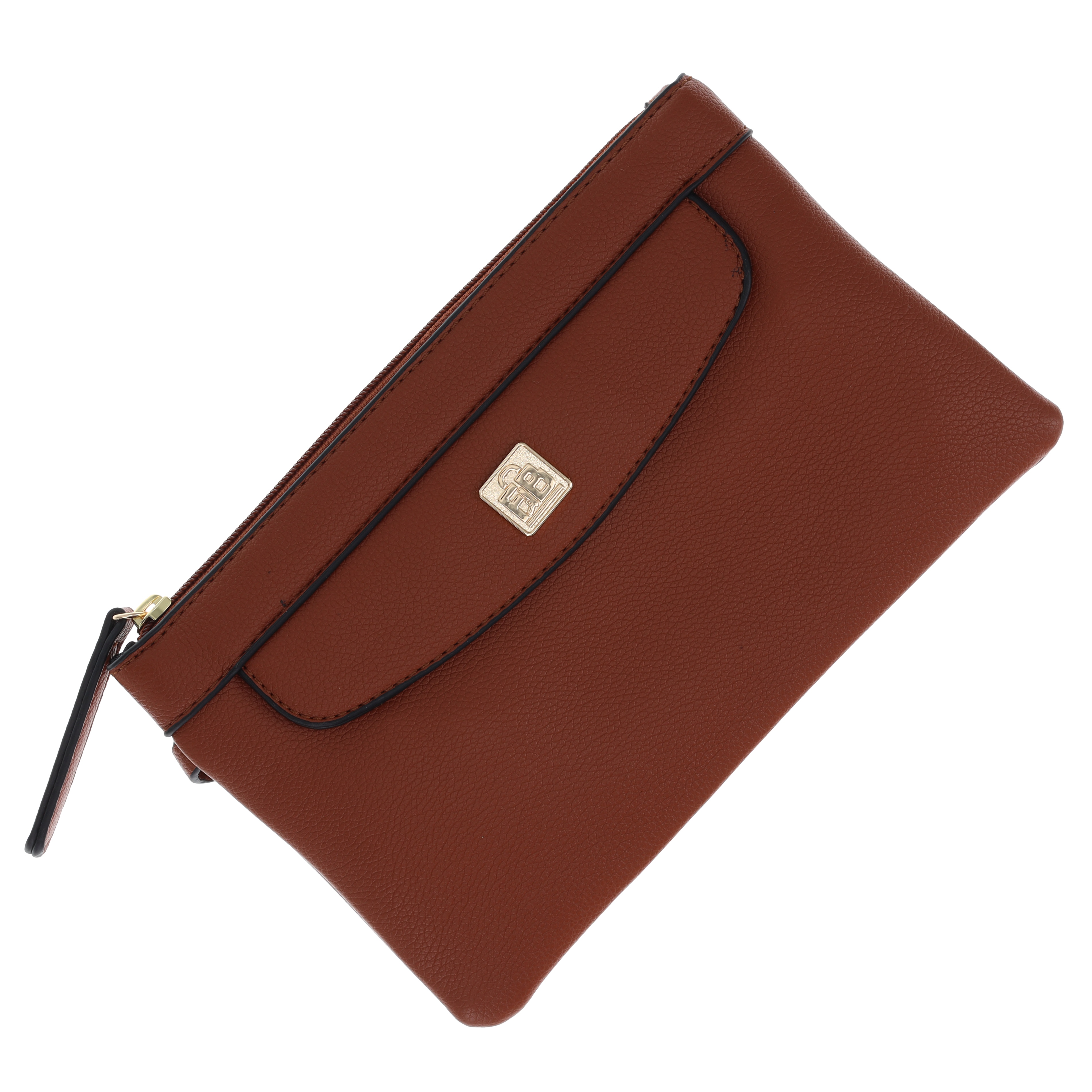 Fabigun Concealed Carry Purse and Clutch Camel Brown FAB8063C View 14