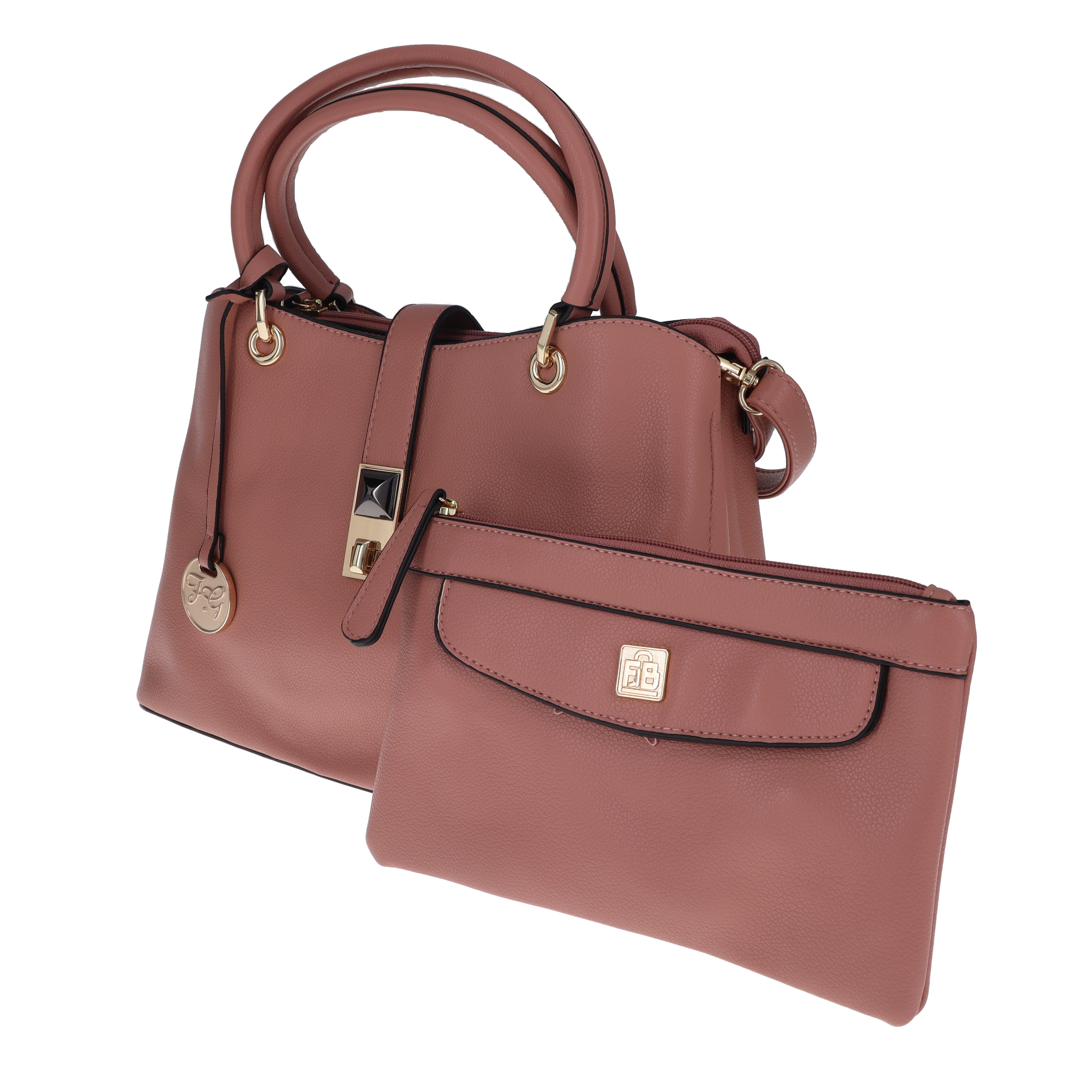 Fabigun Conceal Carry Purse and Clutch Pink FAB8063P View 1