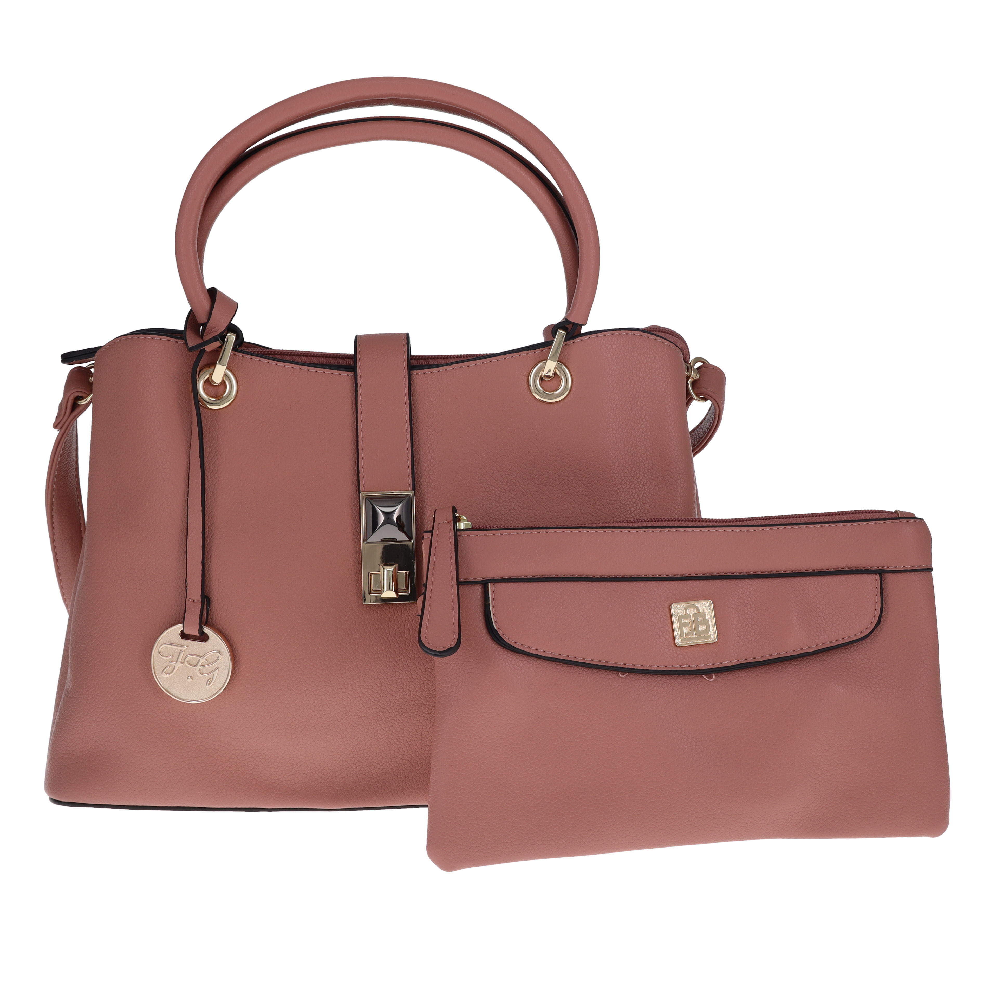 Fabigun Conceal Carry Purse and Clutch Pink FAB8063P View 2