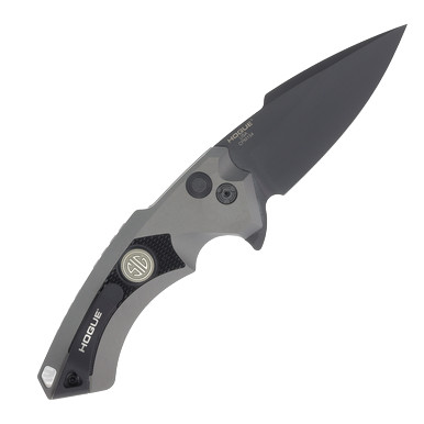 Hogue Sig Sauer X5 Folding Knife Gray 3.5in Black Plain Spear