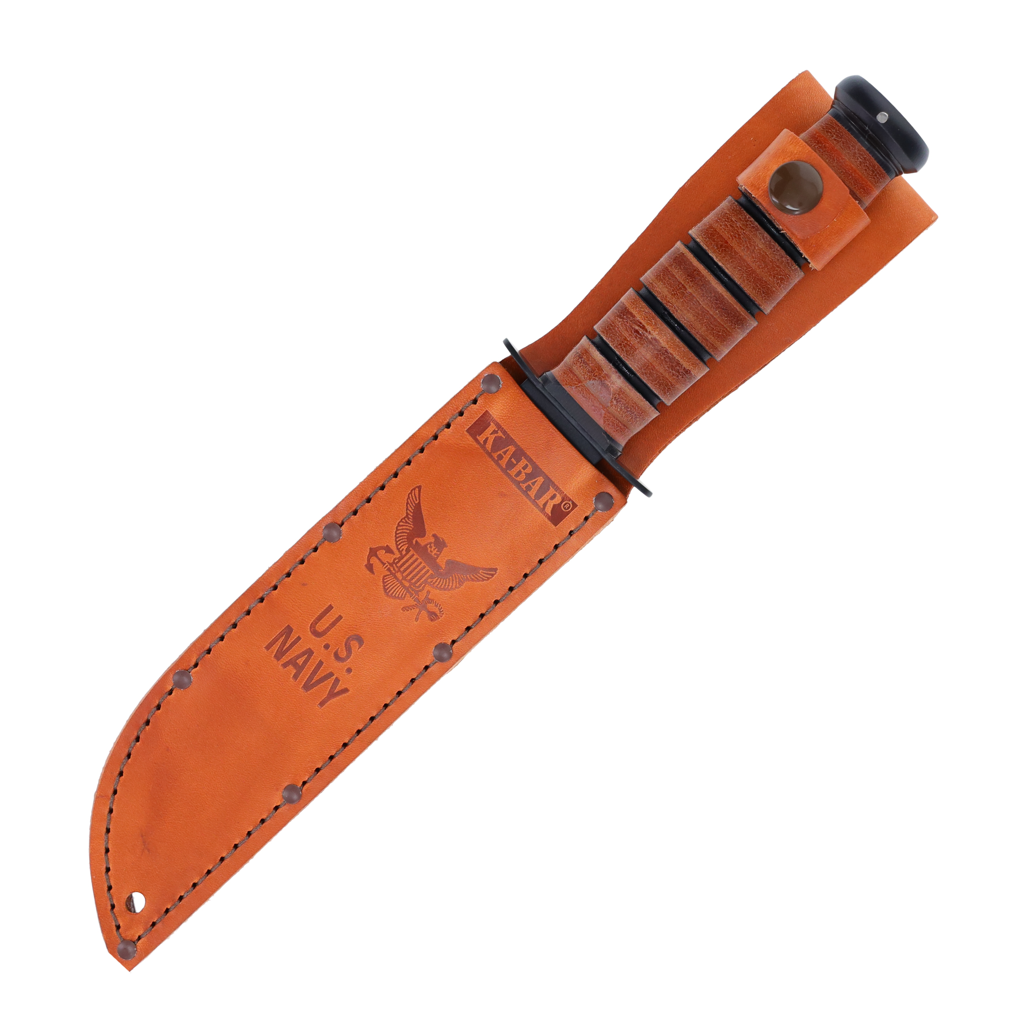 KA-BAR Fixed Blade Navy Fighting Knife with Leather Sheath KA1225 View 5