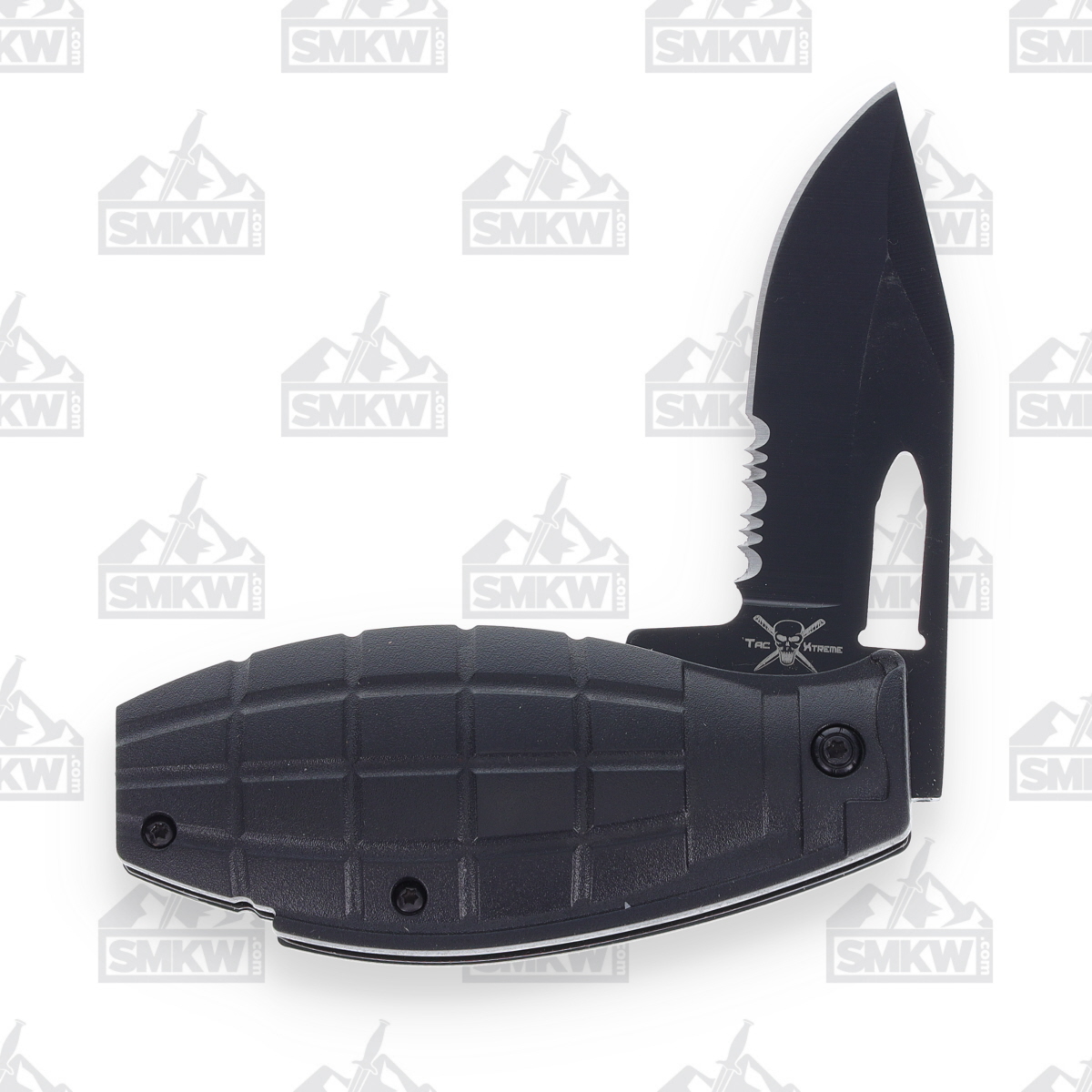 Frost TAC Xtreme AO Grenade Linerlock Folding Knife Black ABS Handle FRTX173B View 3