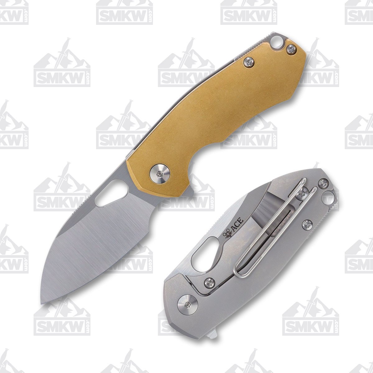 GiantMouse ACE Riv Brass GMACERIVBR View 1