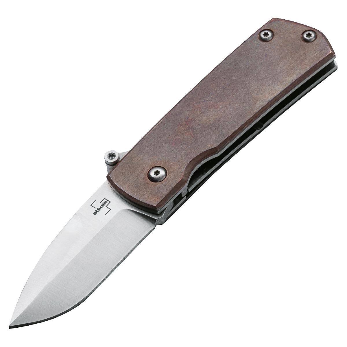 Boker Plus Shamsher Automatic Knife Copper AUBKBO362 View 1