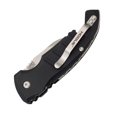 Hogue A01-Microswitch 1.95 Automatic Wharncliffe Stonewash Black AUHG24140 View 5