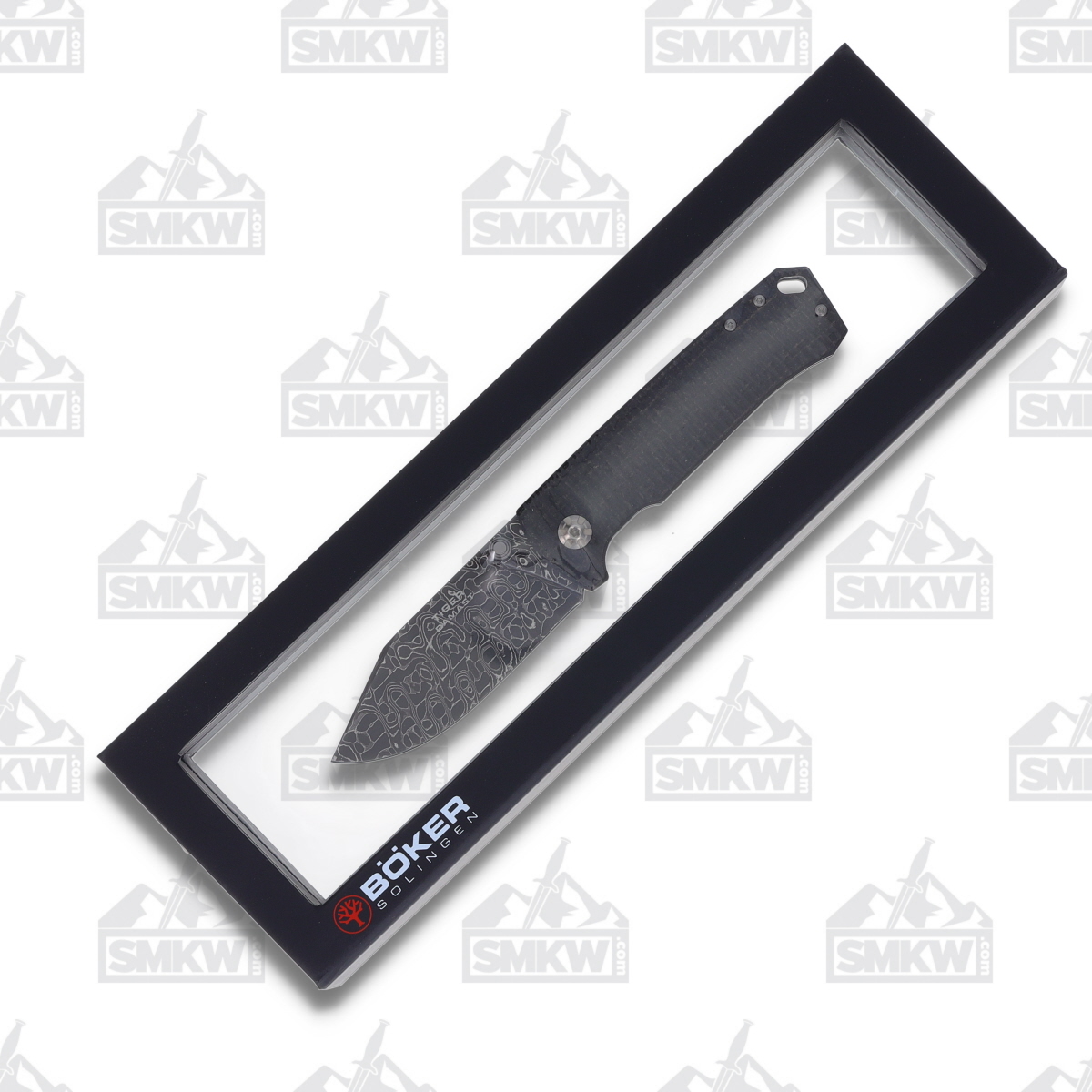 Boker Tiger Folding Knife 3.35in Plain Dual Burlap Micarta Stonewash Stainless BK111103DAM View 20