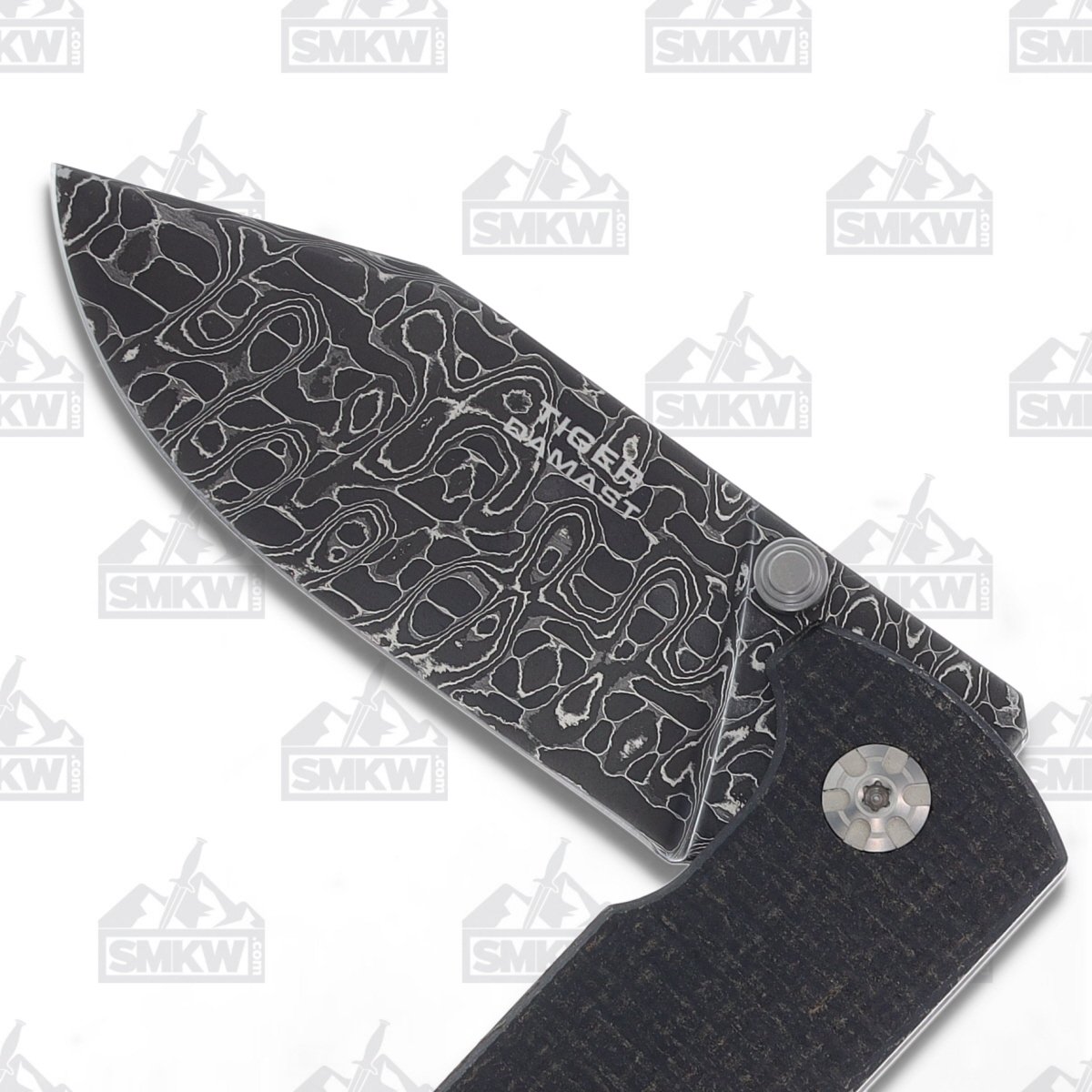 Boker Tiger Folding Knife 3.35in Plain Dual Burlap Micarta Stonewash Stainless BK111103DAM View 9