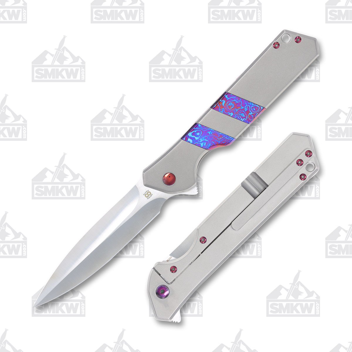 Olamic Rainmaker 280-D Satin/Light Blast with T-Mascus Inlay RFL280D View 1