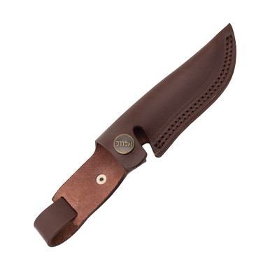 Helle Fossekallen Fixed Blade Knife 12C27/Curly Birch with Leather Sheath View 9