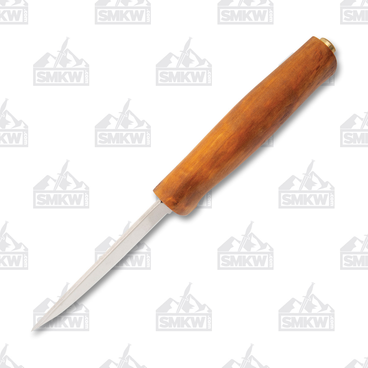 Helle Fossekallen Fixed Blade Knife 12C27/Curly Birch with Leather Sheath HF49 View 4