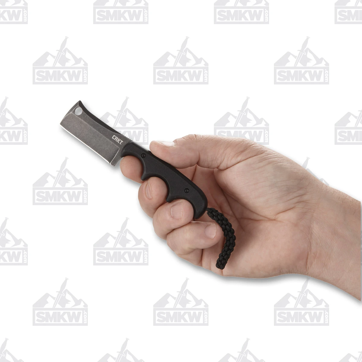 CRKT Minimalist Cleaver Fixed Blade G10 2.13in Black Stonewash Cleaver CR2383K View 7
