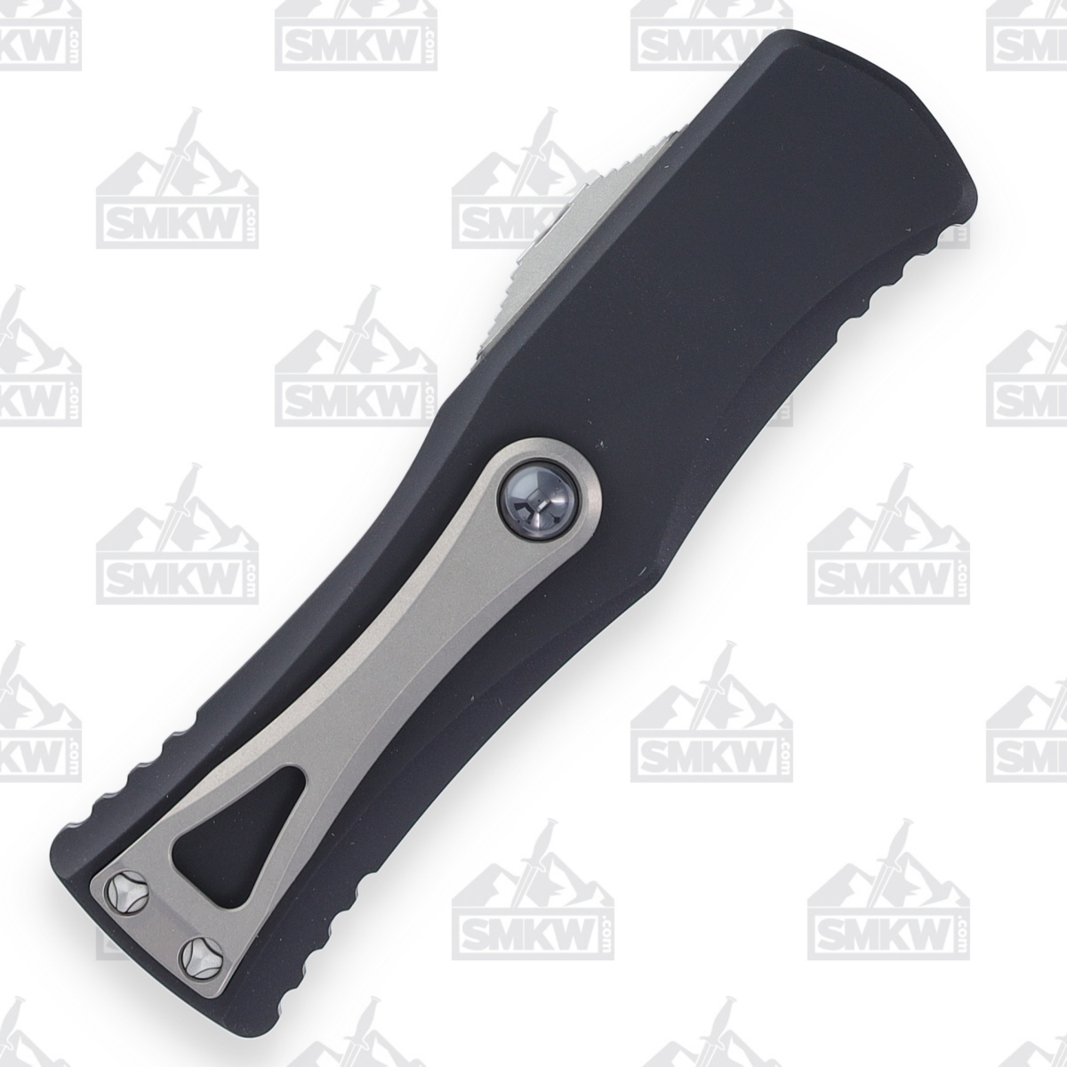 Microtech Hera OTF Automatic Knife Serrated Stonewash Dagger/Black AUMT70212 View 7
