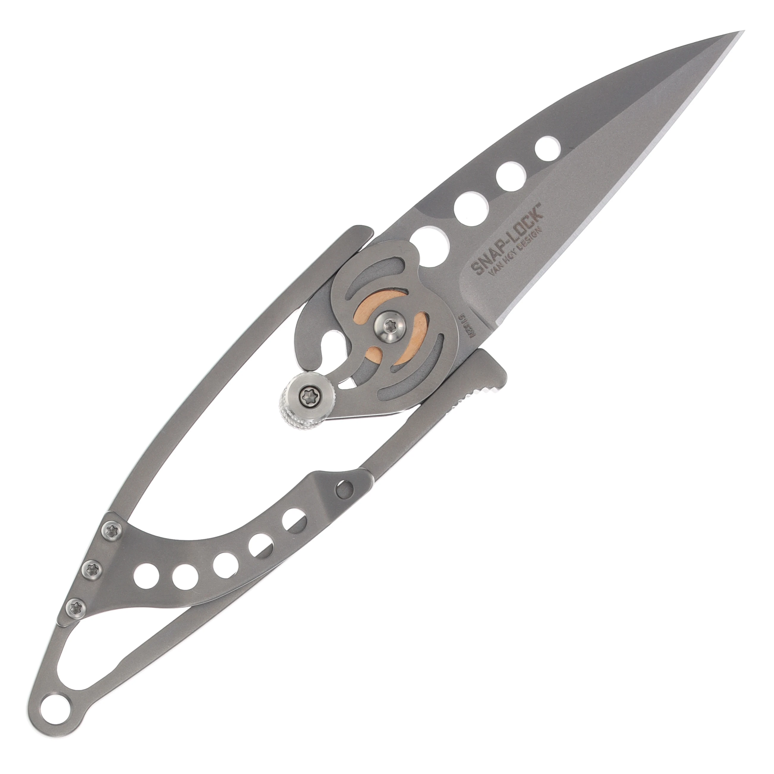 CRKT Snap Lock Folding Knife (Silver) CR5102N View 4