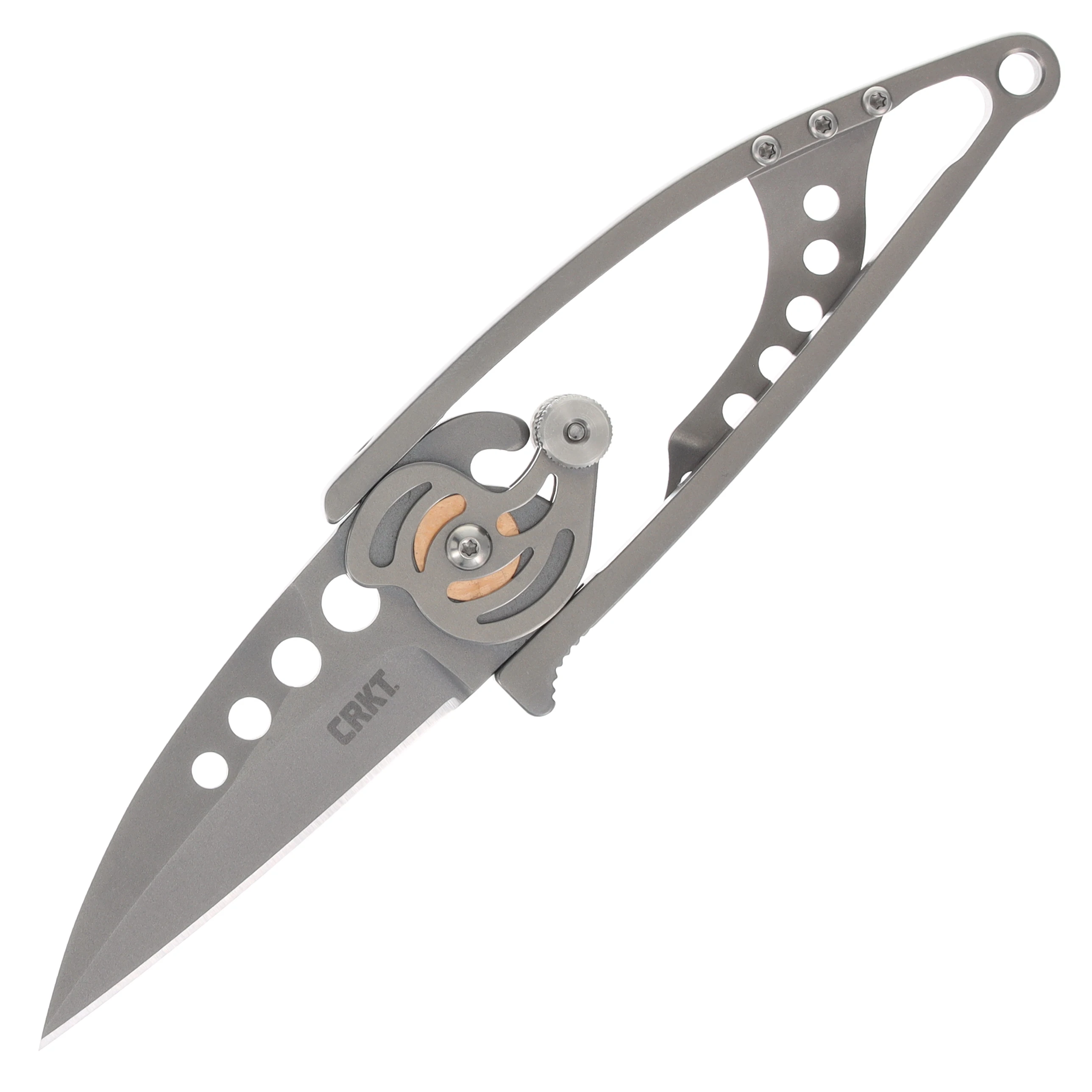 CRKT Snap Lock Folding Knife (Silver) CR5102N View 3