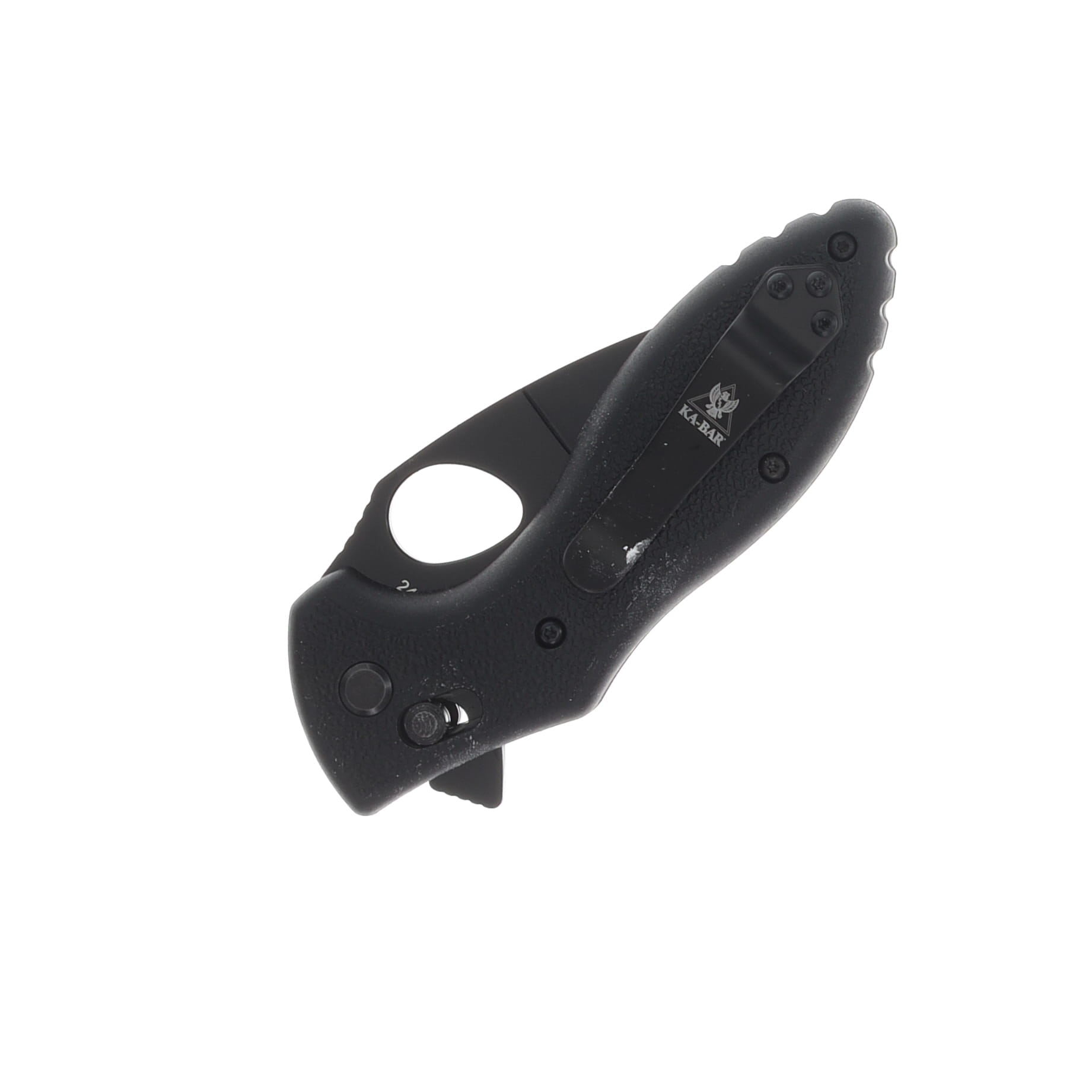 KA-BAR TDI Flipper Folder Crossbar Lock Black 3in Plain Blade KA2490 View 4