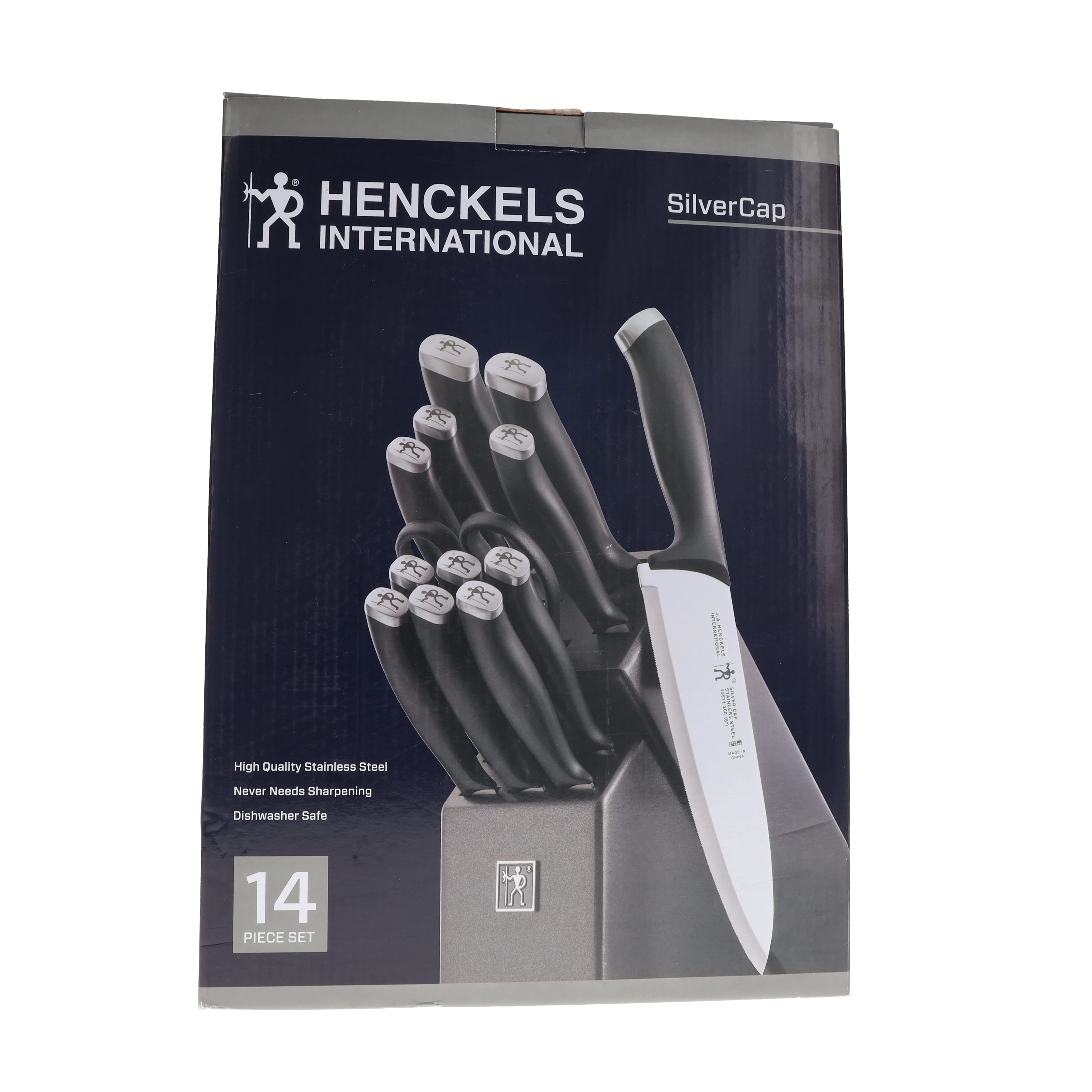 J.A. Henckels International 14pc Silvercap Block Set 1013693 View 1