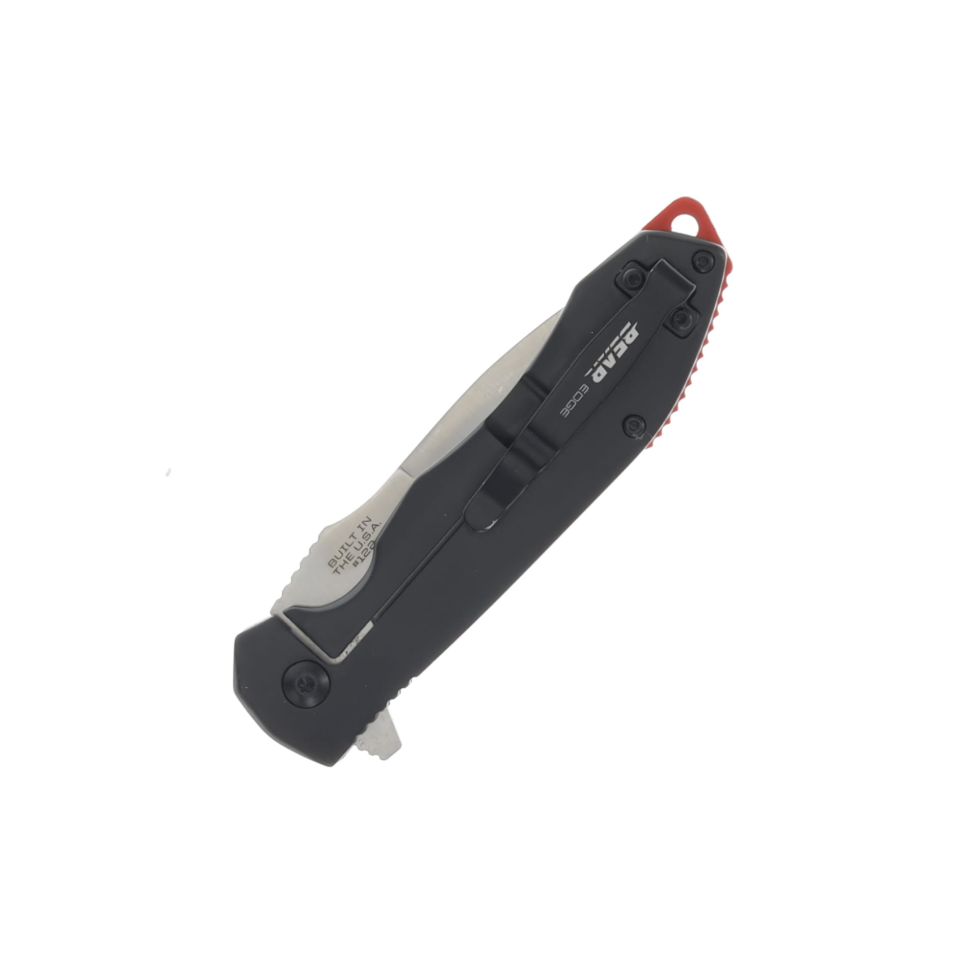 Bear & Son Bear Edge Sideliner Spring-Assisted Folding Knife (Black and Red) BR61122 View 4