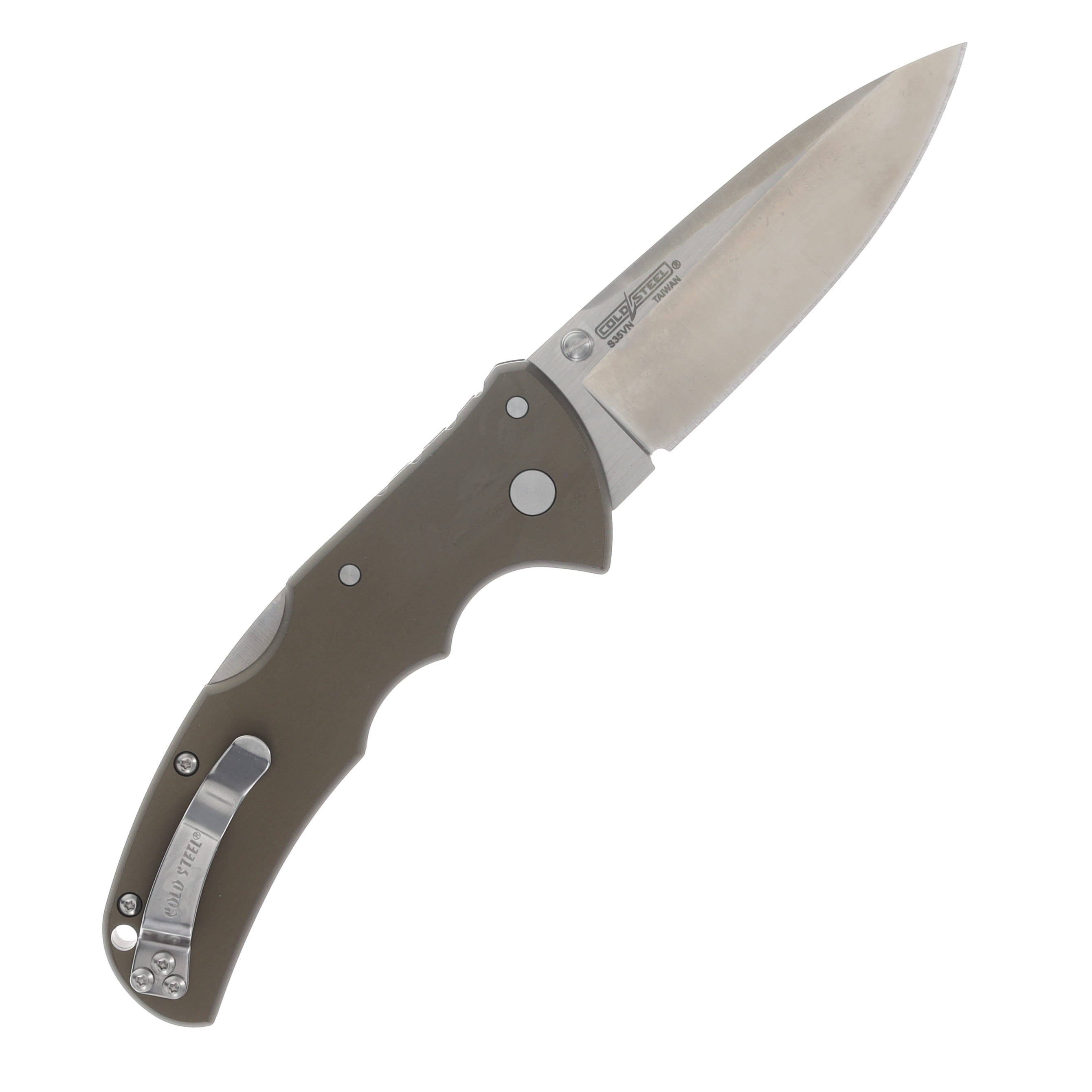 Cold Steel Code 4 Tri-Ad Lock Folding Knife Satin S35VN Spear