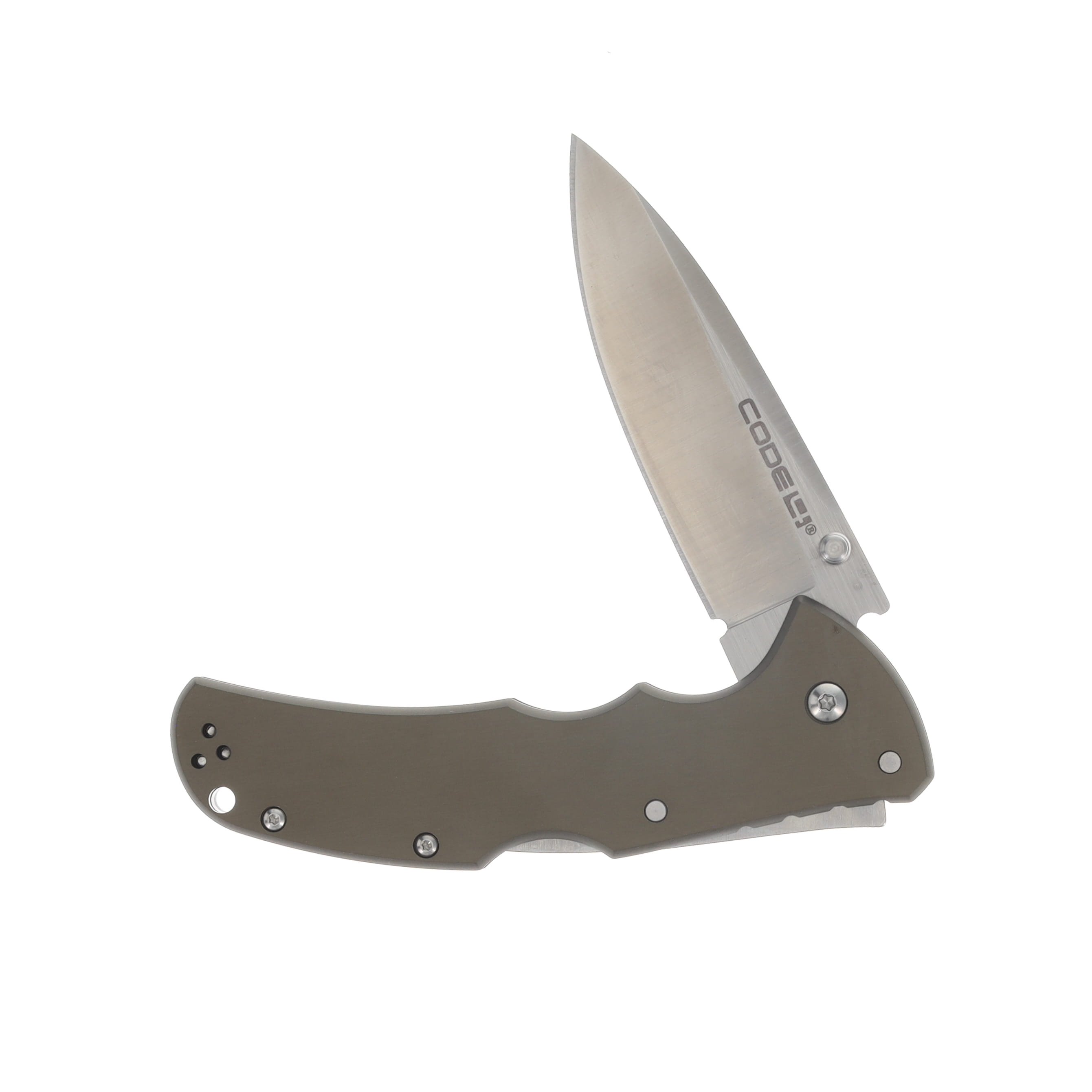 Cold Steel Code 4 Tri-Ad Lock Folding Knife Satin S35VN Spear Point/Gray Aluminum CS58PS View 3