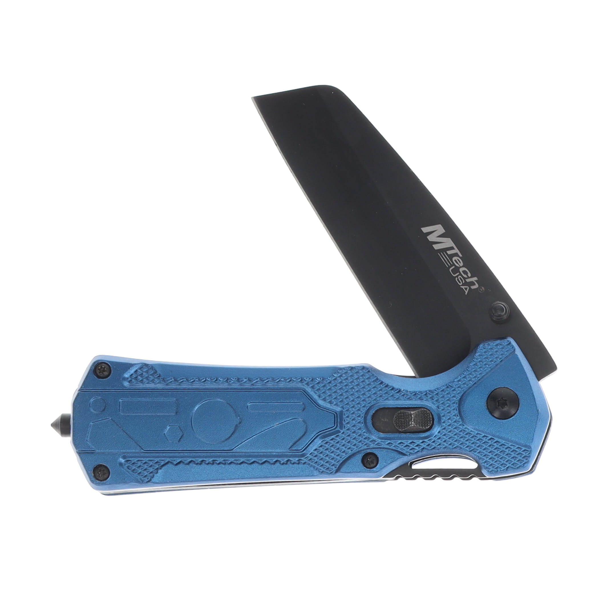 MTech USA Multitool Folding Knife Sheepsfoot/Blue Aluminum MCMT1104BL View 4