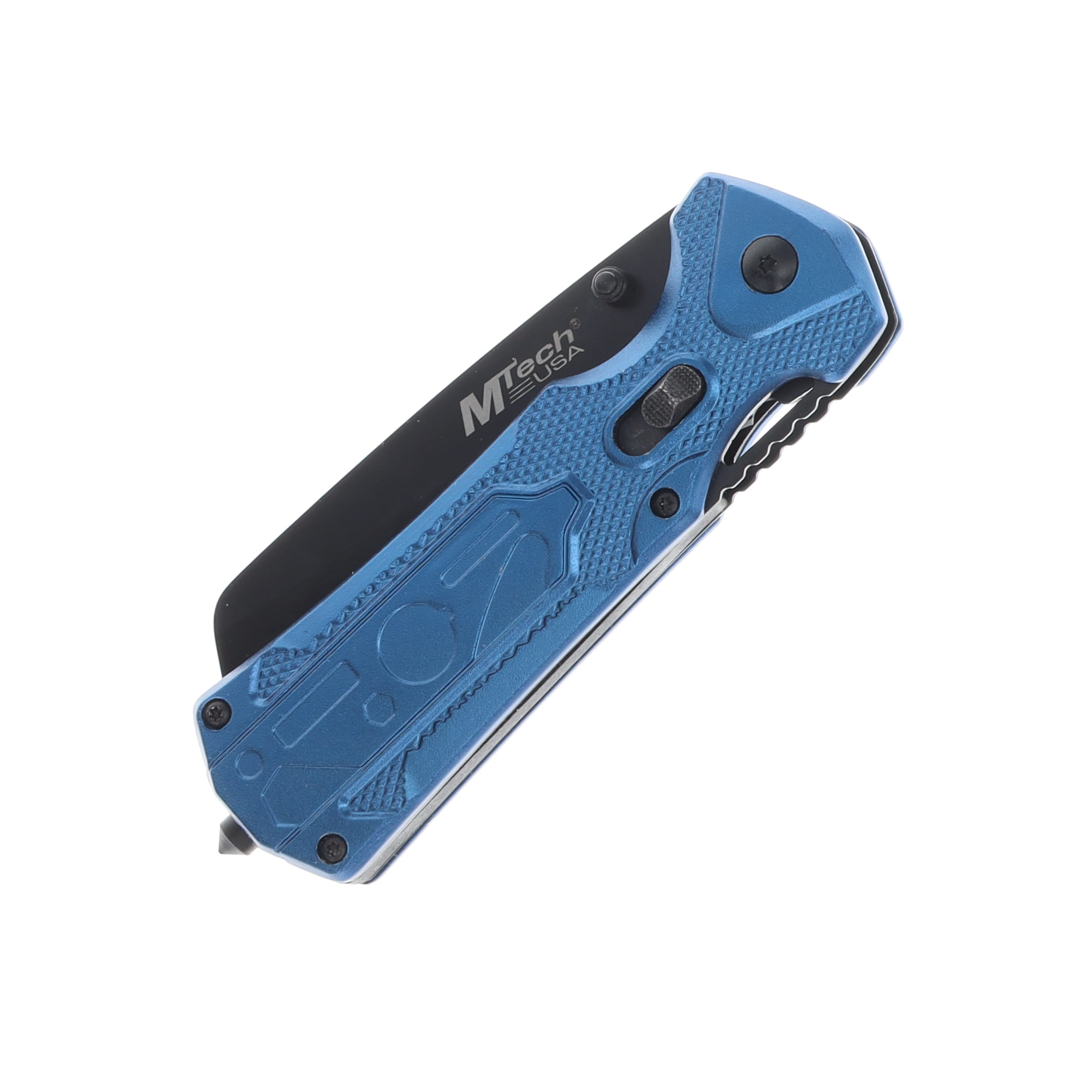 MTech USA Multitool Folding Knife Sheepsfoot/Blue Aluminum MCMT1104BL View 6