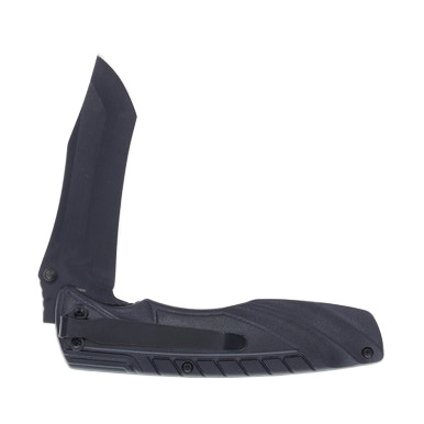 Tac Xtreme Black Jaguar 3.75in Plain Black Modified Clip Point View 6